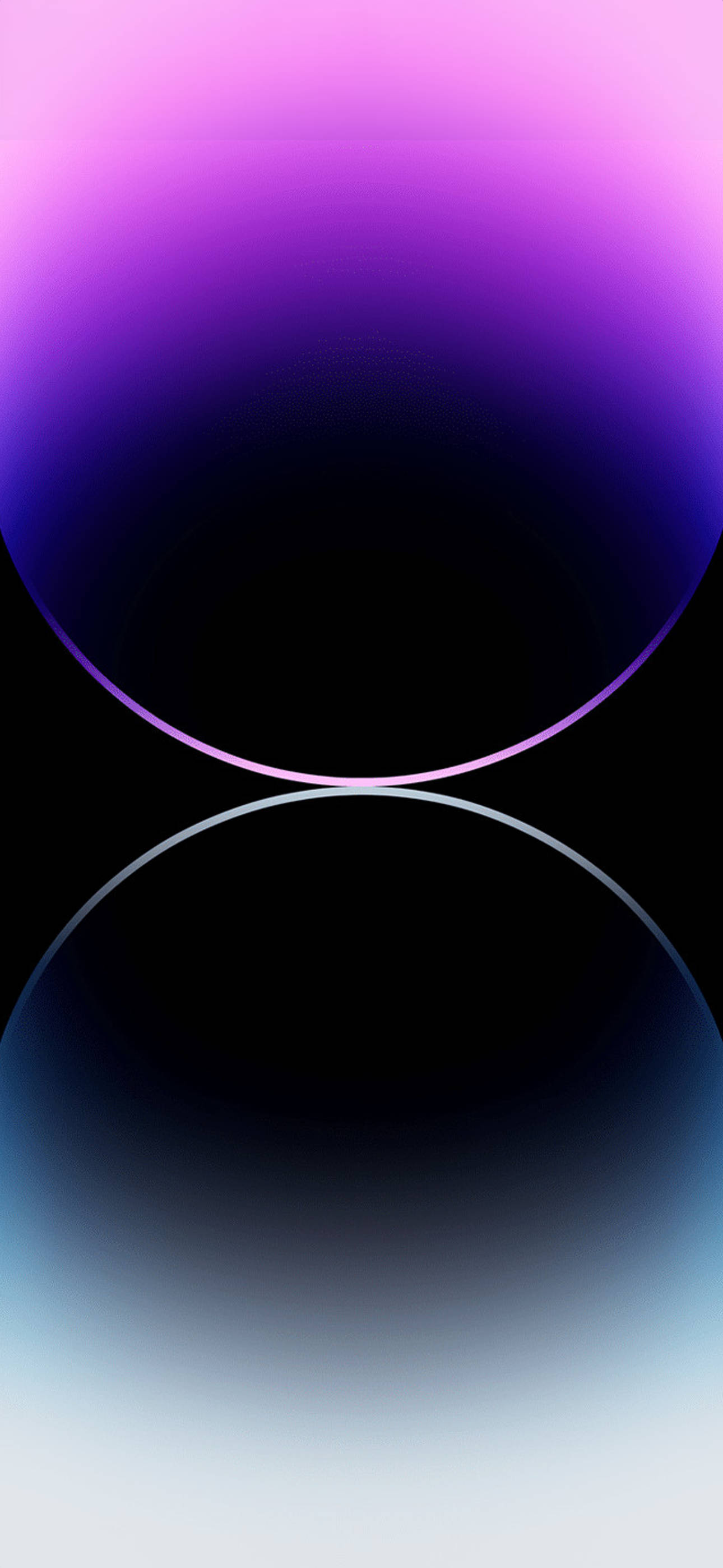 iPhone 14, ring line, purple, 2K Phone Wallpaper