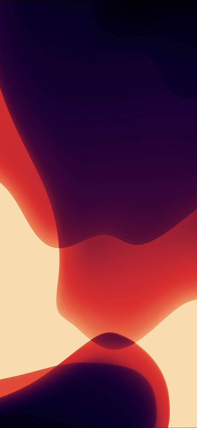 iPhone 14, light yellow, deep reds, HD Phone Wallpaper