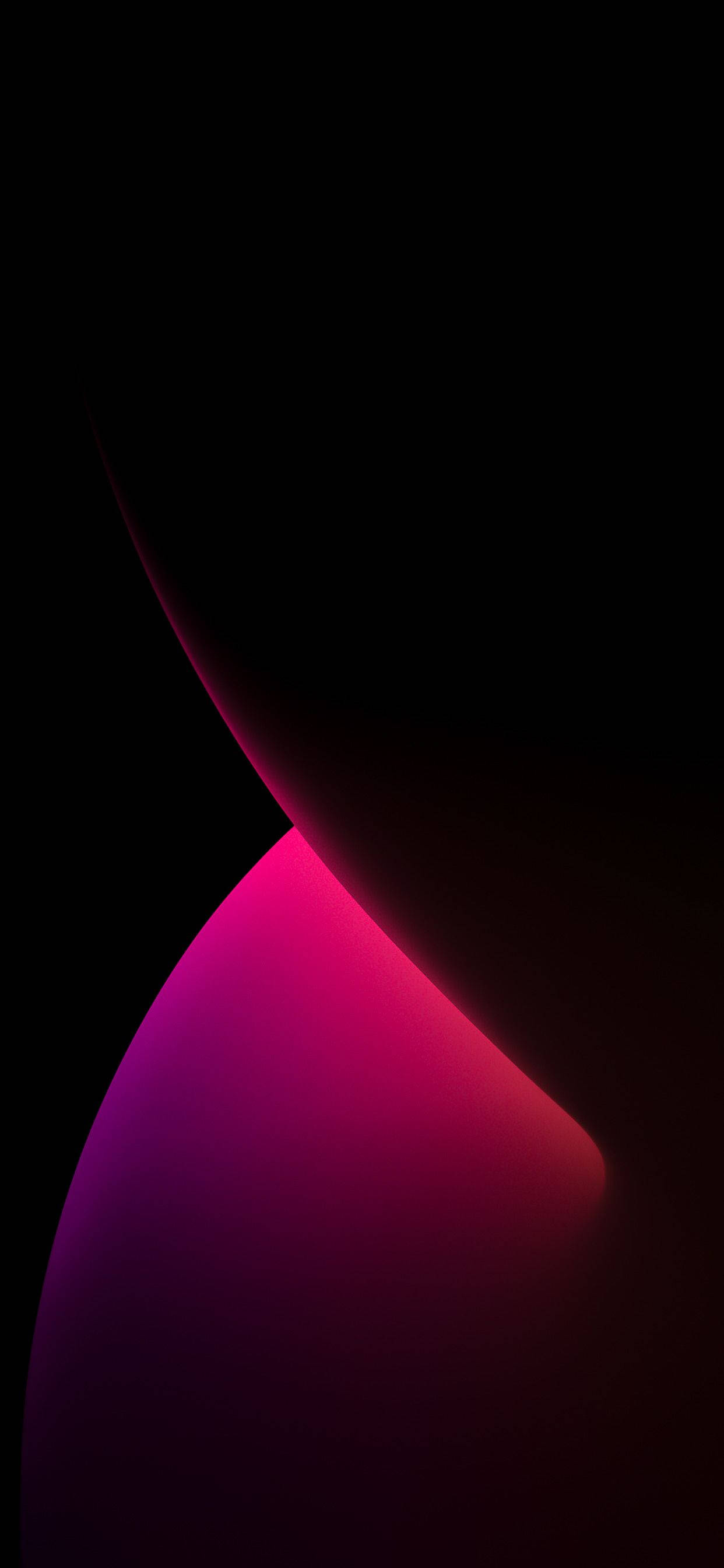 iPhone 14, Black Pink, magenta, 2K Phone Wallpaper