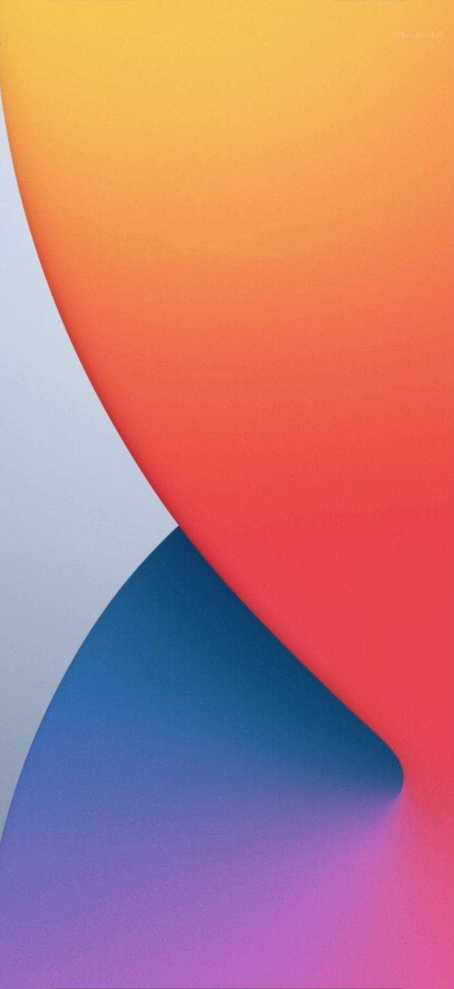 iPhone 14, Neon Orange, orange, HD Phone Wallpaper