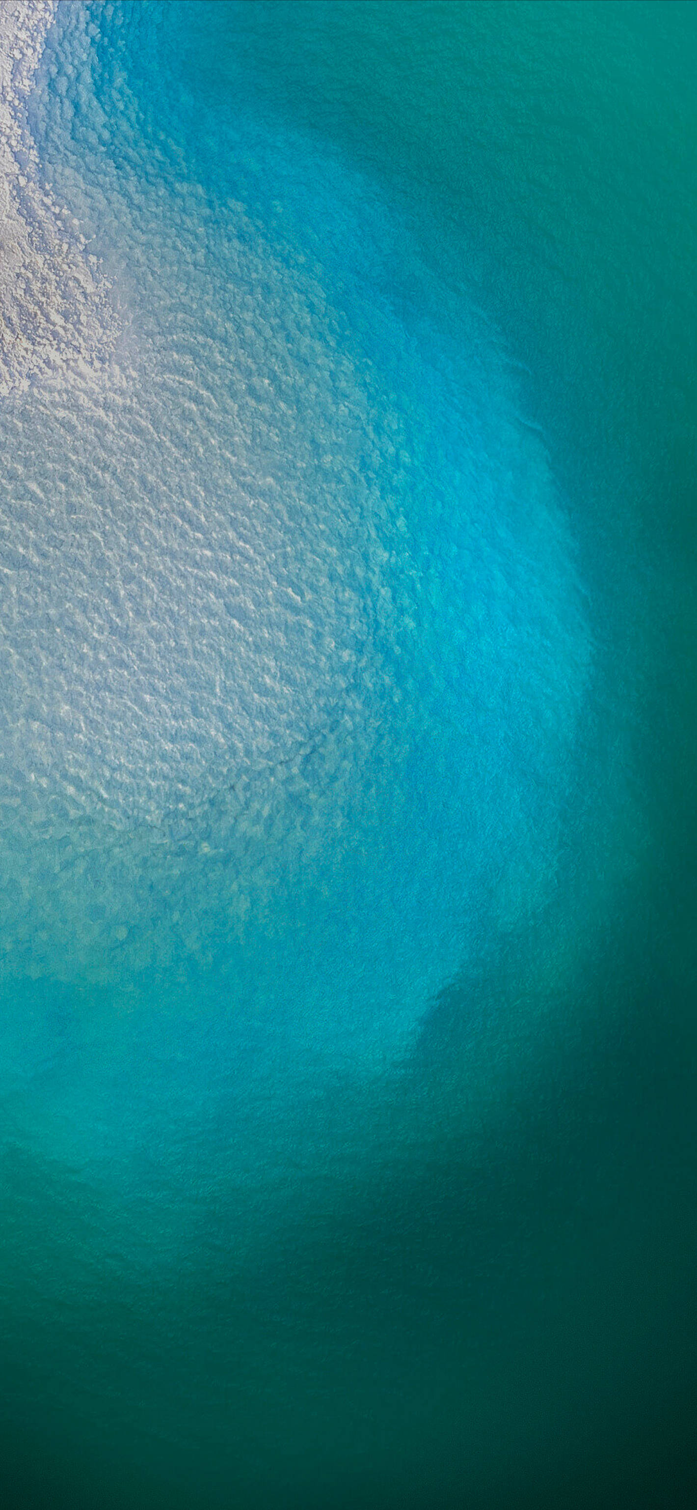 iPhone 14, sea layers, turquoise ocean water, 2K Phone Wallpaper