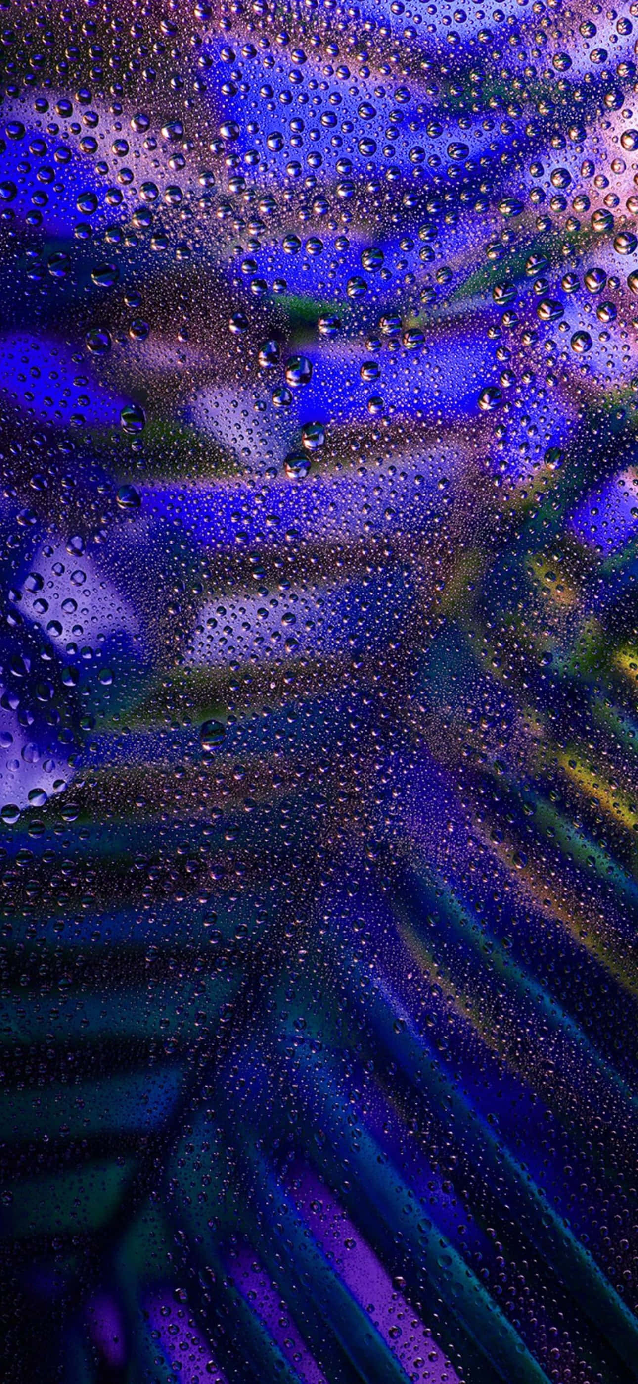 iPhone 15 Pro Max, deep blues, purples, 2K Phone Wallpaper