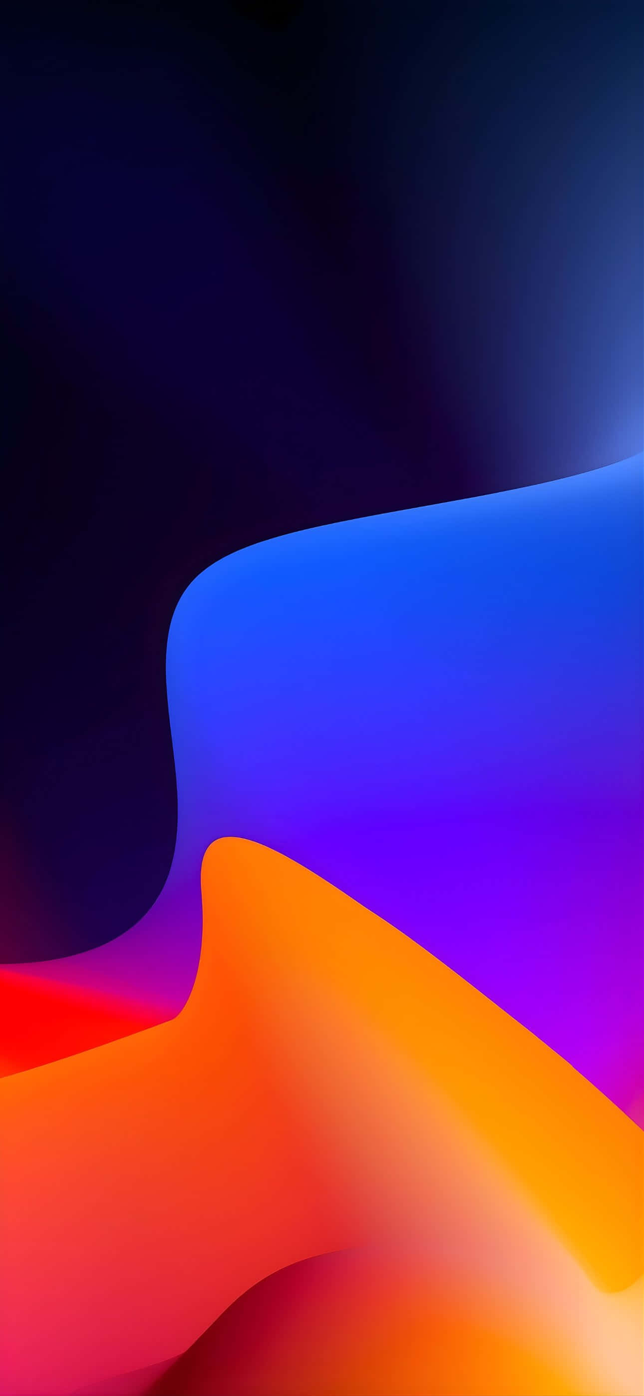 iPhone 16 Plus, blue, purple, 2K Phone Wallpaper