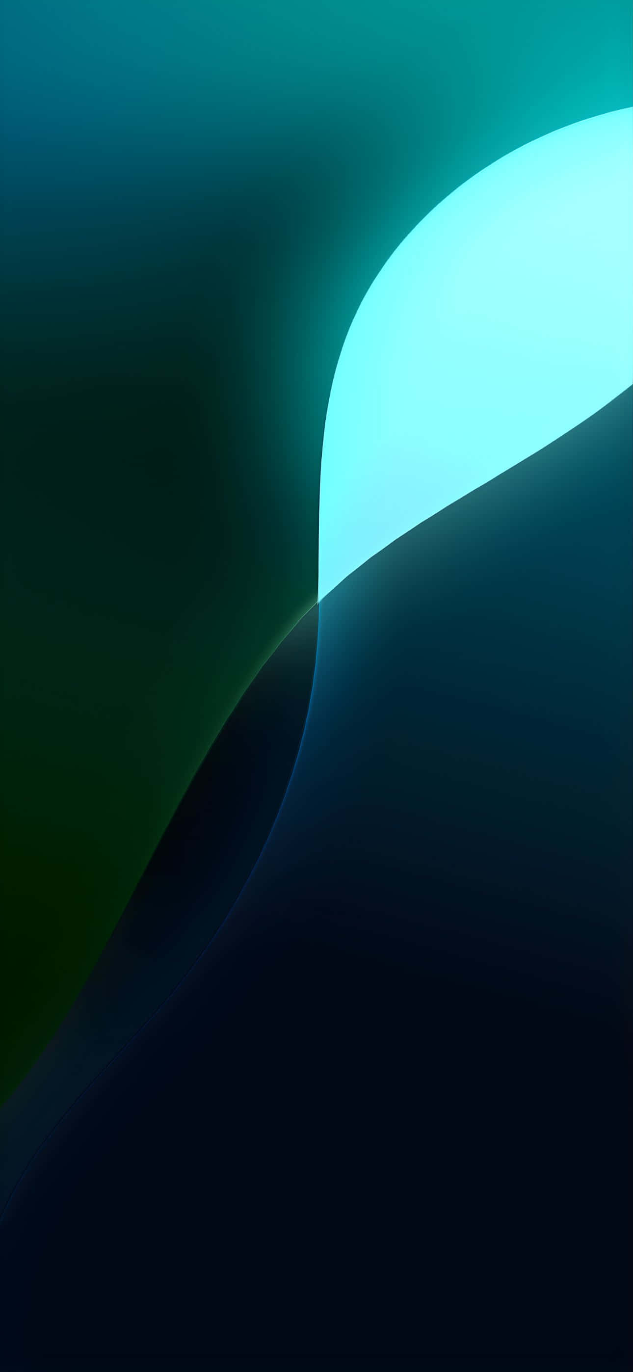 iPhone 16 Plus, teal, dark blue, 2K Phone Wallpaper