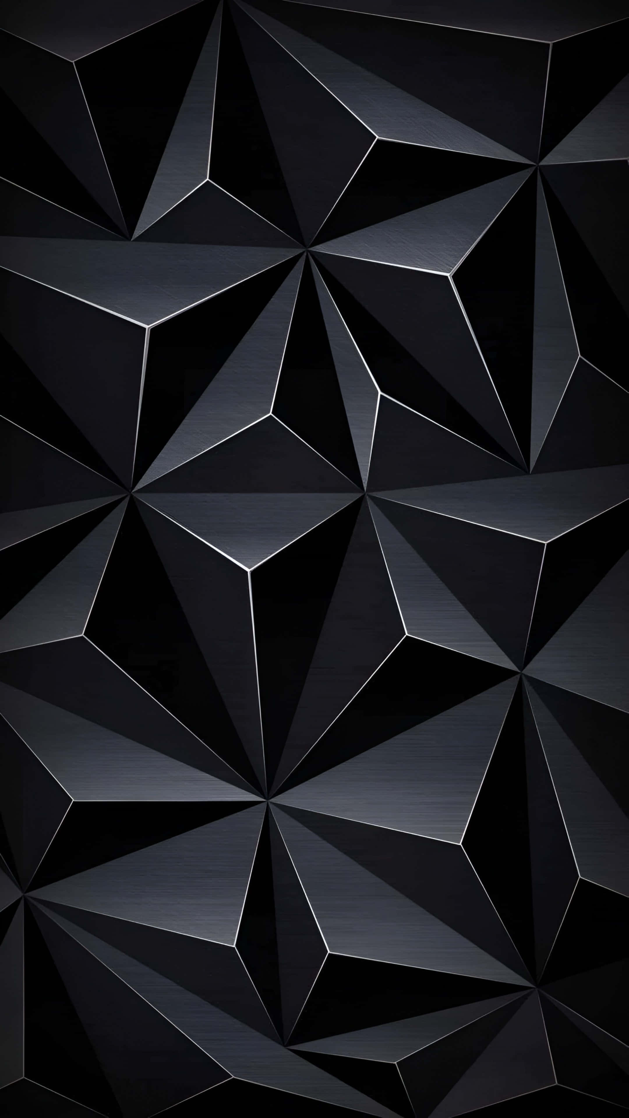 iPhone 16 Pro Max, black, geometric, 4K Phone Wallpaper