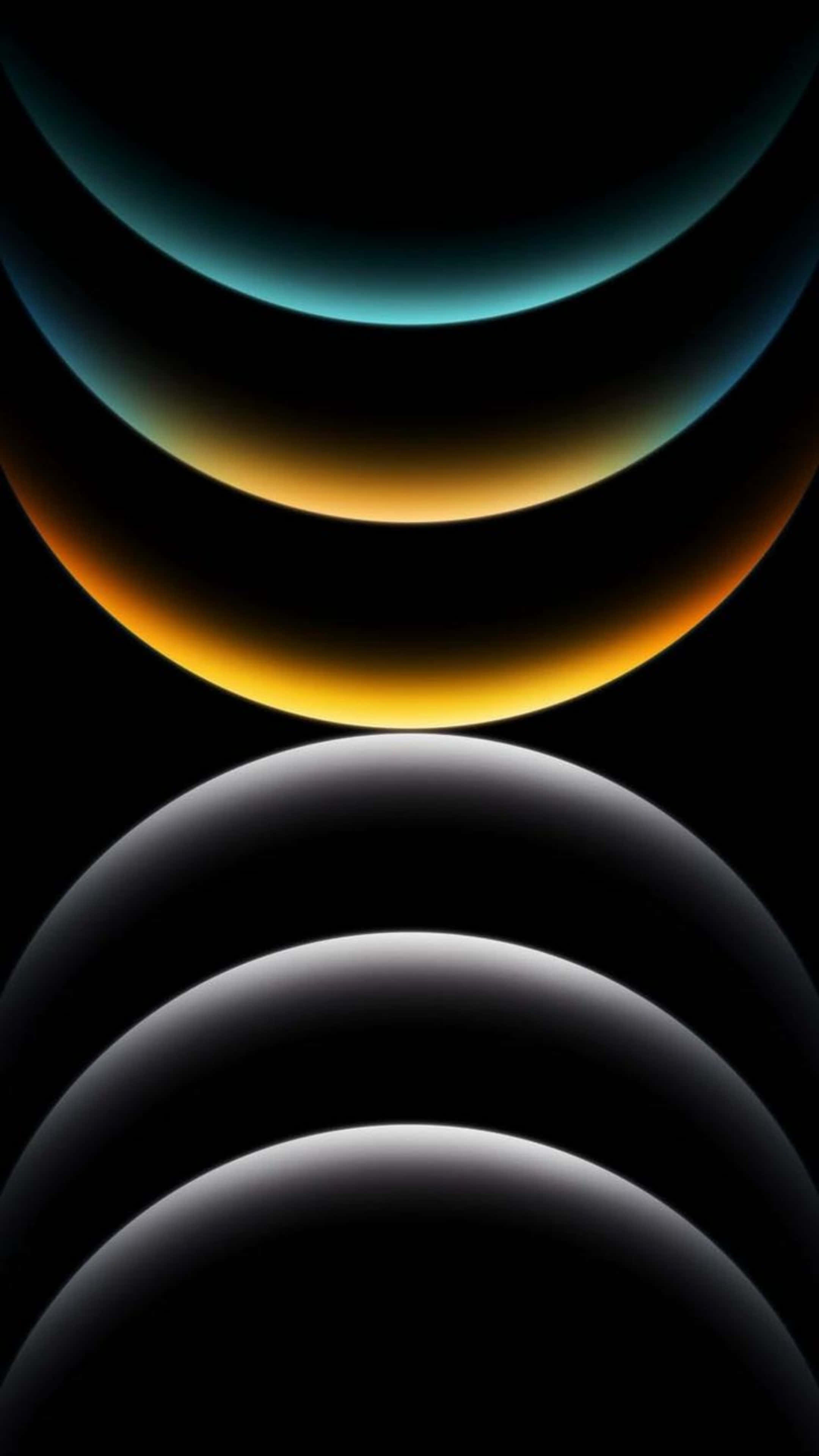 iPhone 16 Pro, teal, orange, 4K Phone Wallpaper