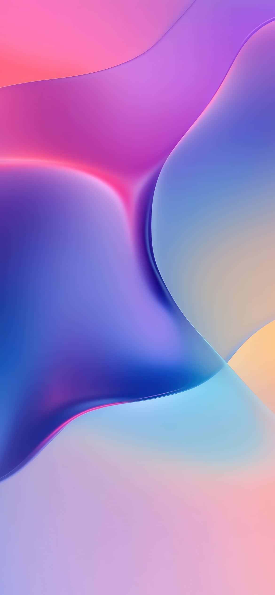 iPhone 16e, vibrant pink, purple, Full HD Phone Wallpaper