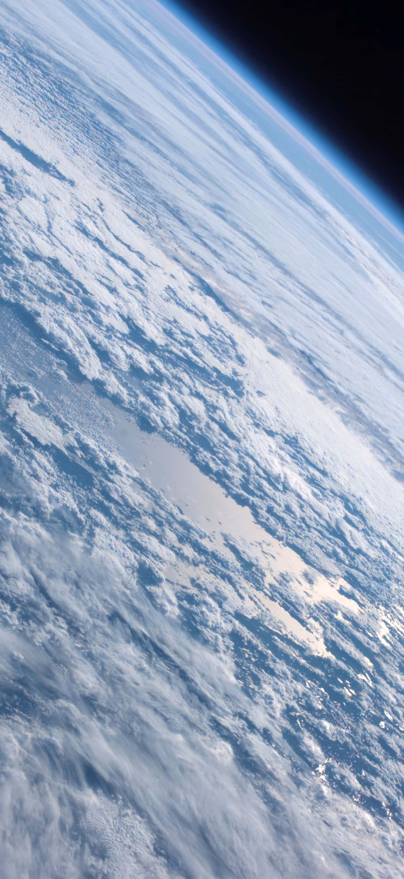 iPhone 17 Pro Max, Earth, space, 2K Phone Wallpaper