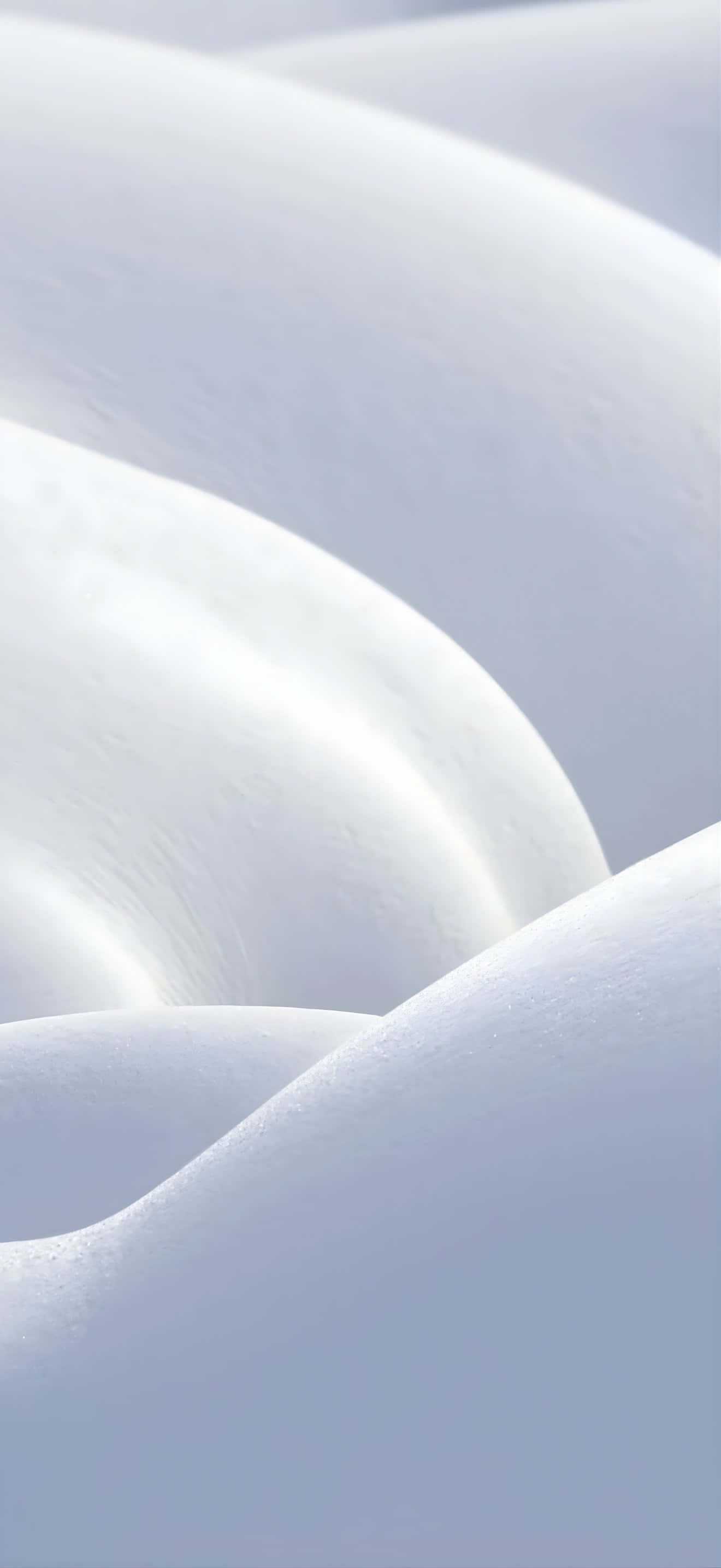 iPhone 17 Pro Max, snowdrifts, diffused light, 2K Phone Wallpaper