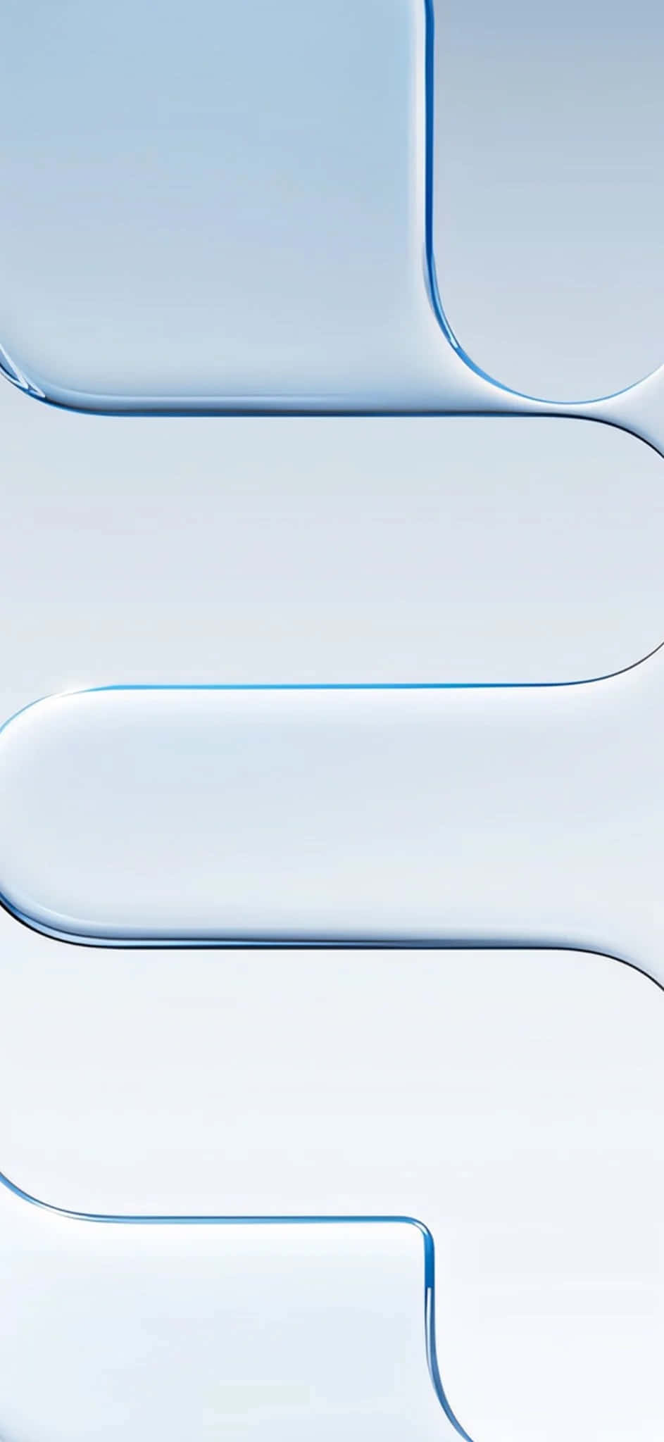 iPhone 17, curved glass design, light blue, Full HD Phone Wallpaper