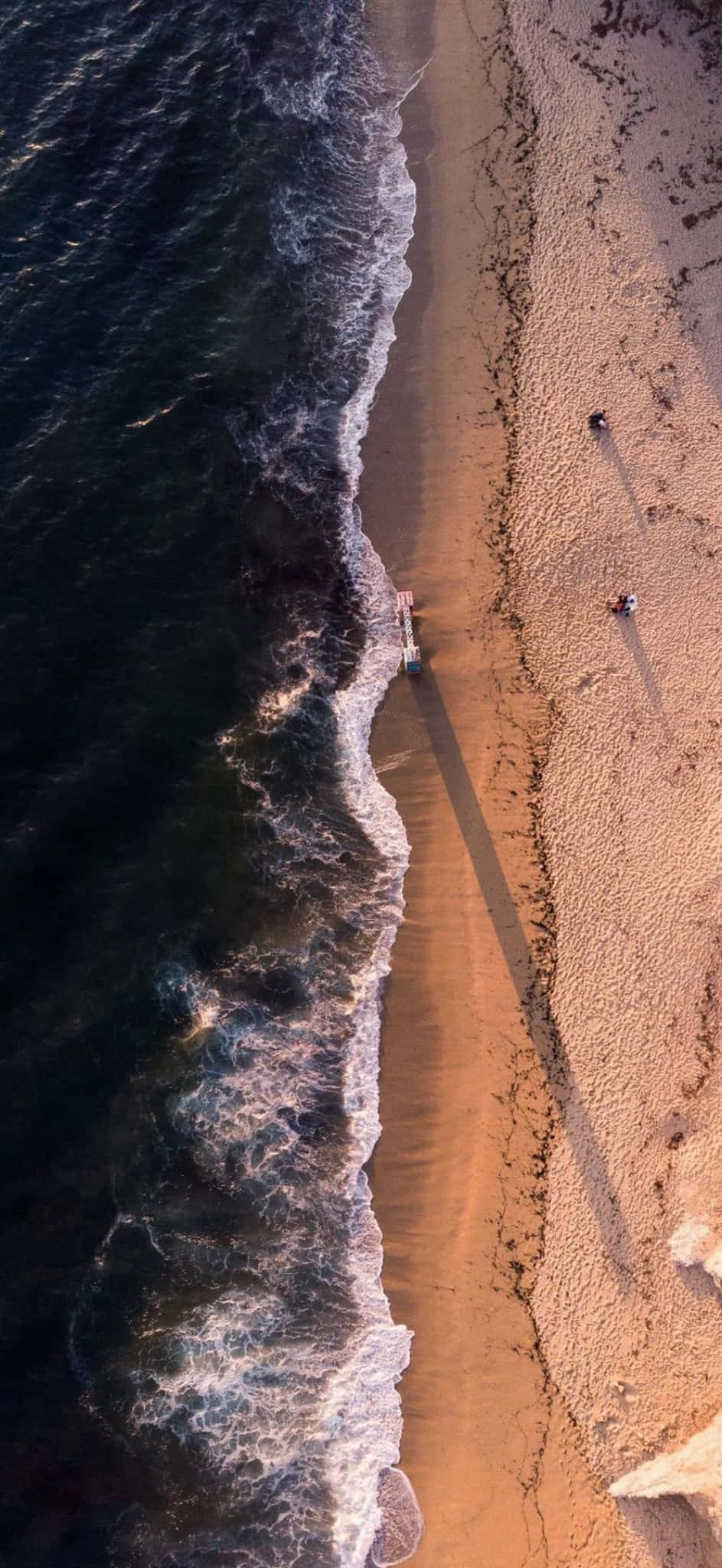 iPhone 17, beach, waves, Full HD Phone Wallpaper