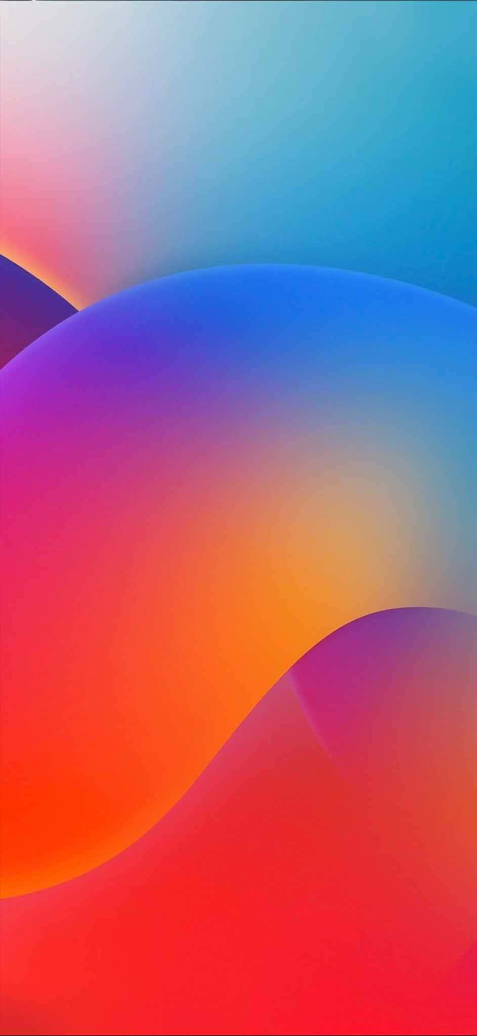 iPhone 17, colorful gradient, blue, Full HD Phone Wallpaper