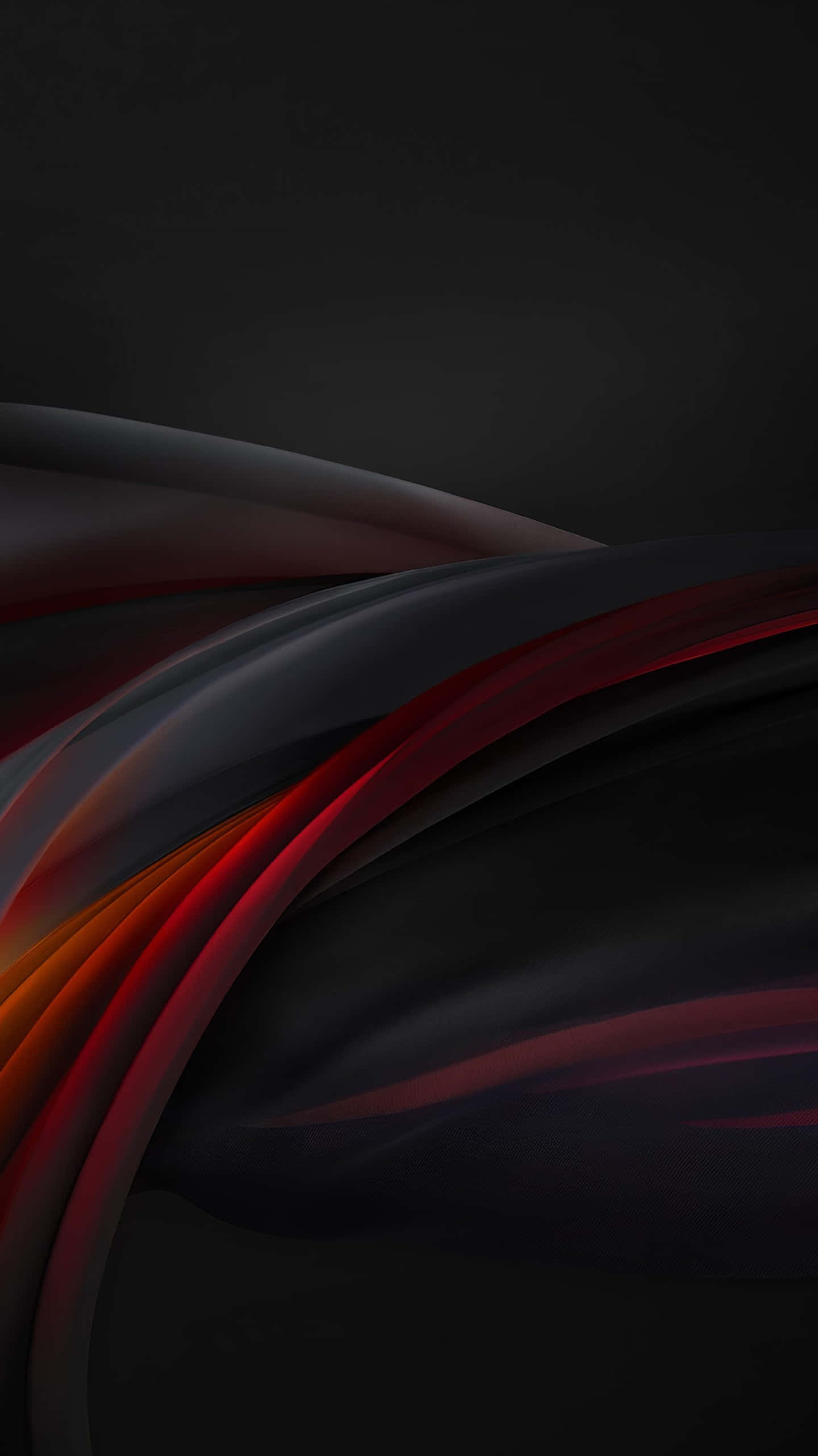 iPhone 2020, deep red, orange, 2K Phone Wallpaper