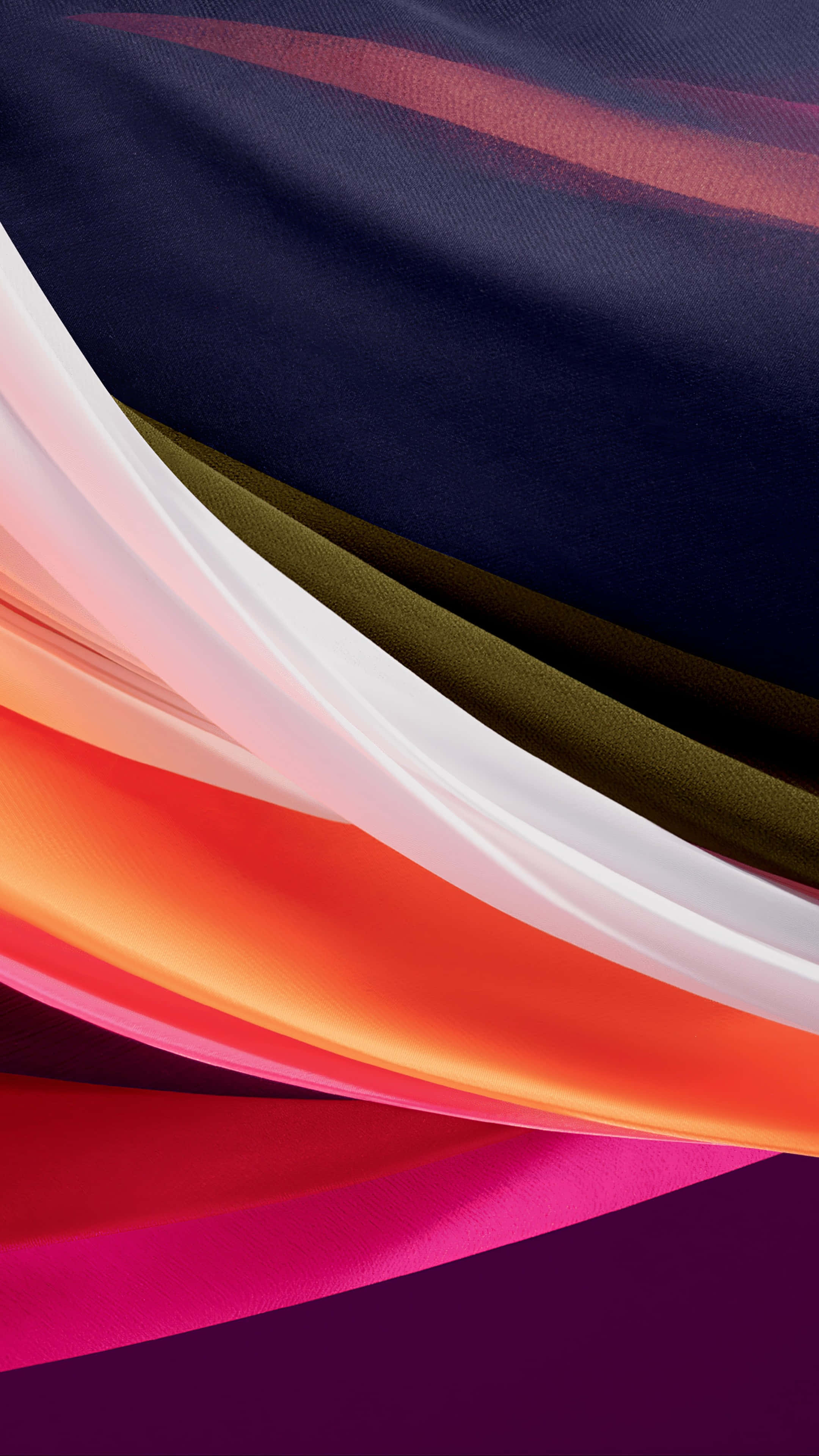 iPhone 2020, deep navy, pink, 4K Phone Wallpaper