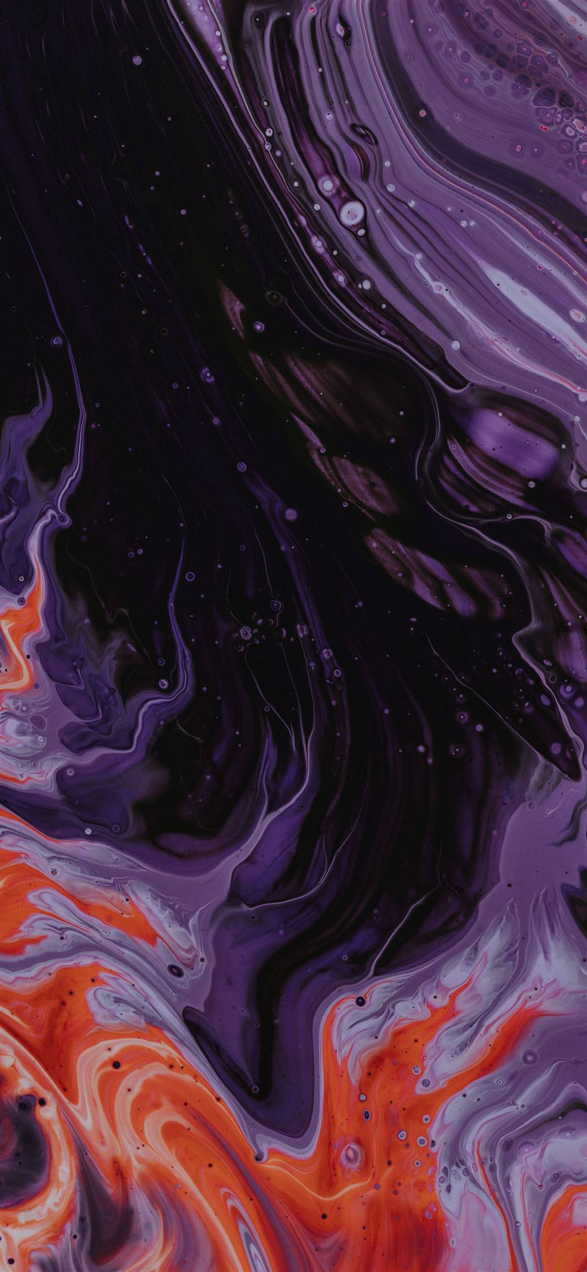 purple, orange, abstract patterns, Full HD Phone Wallpaper