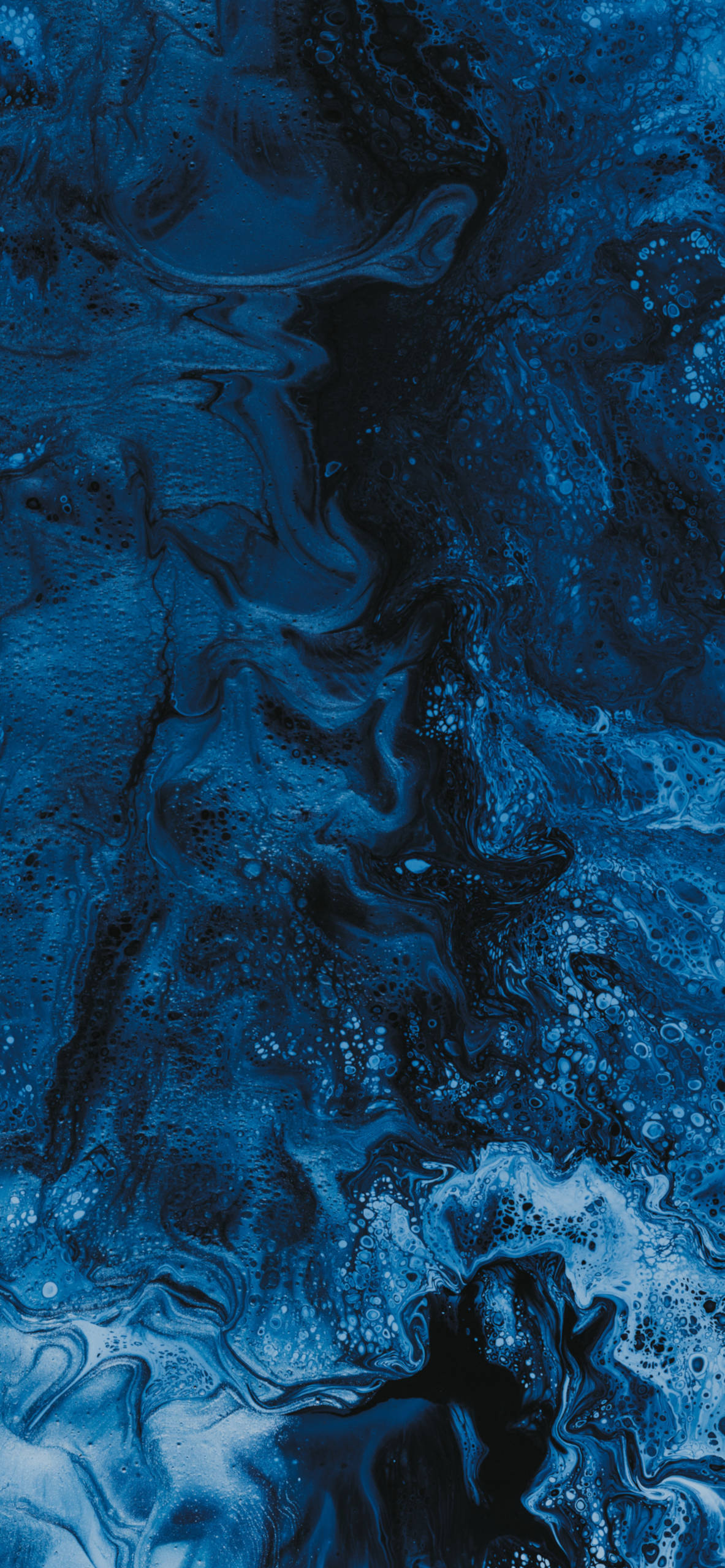 iPhone 2021, deep navy, electric blue, 2K Phone Wallpaper