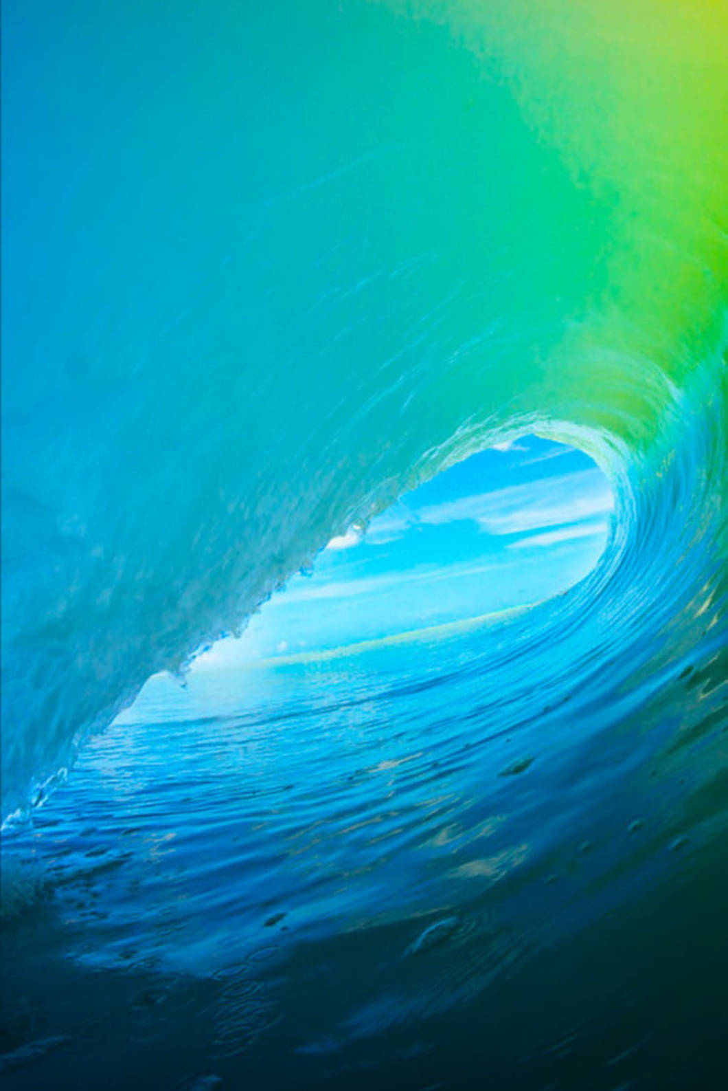 iPhone 4s, ocean wave, vibrant blue, HD Phone Wallpaper