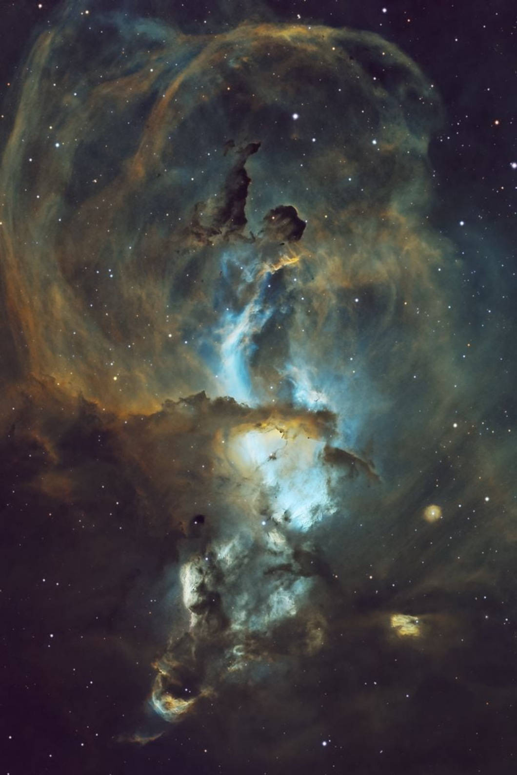 iPhone 4s, starry sky, cosmic nebula, HD Phone Wallpaper