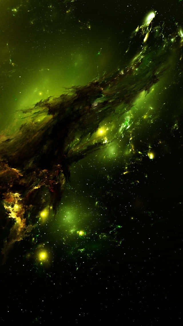 iPhone 5c, vibrant green, vibrant yellow, SD Phone Wallpaper