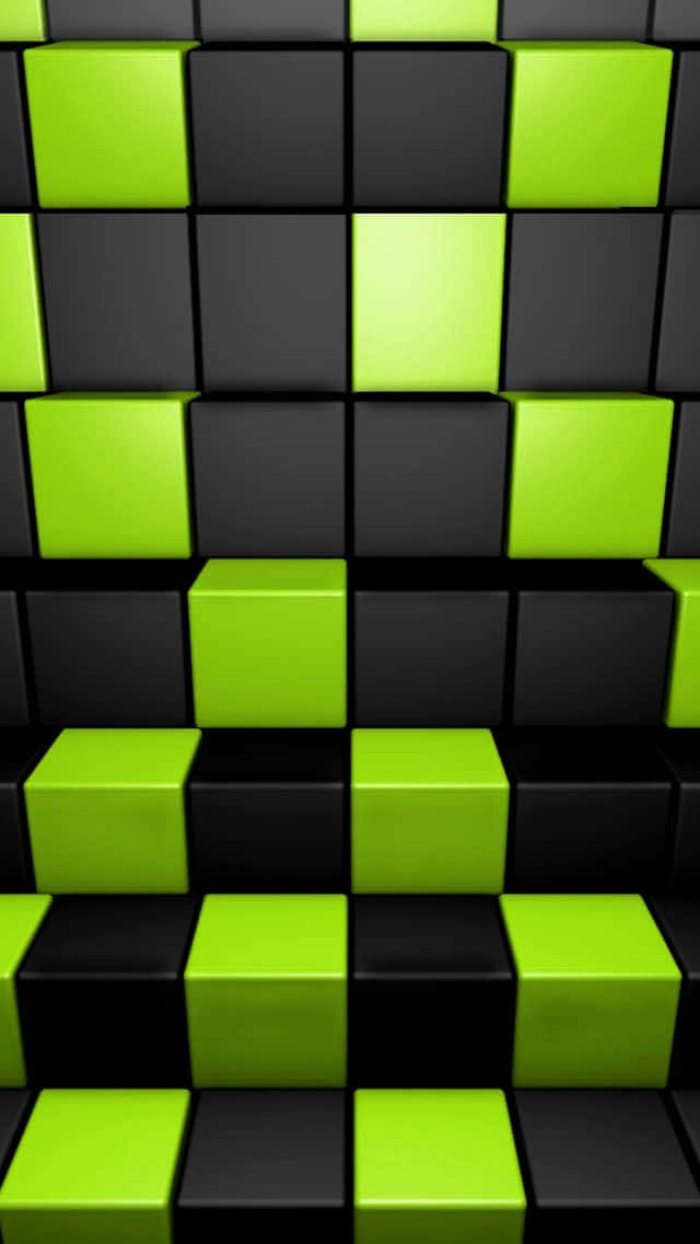 iPhone 5c, lime green, matte black, SD Phone Wallpaper