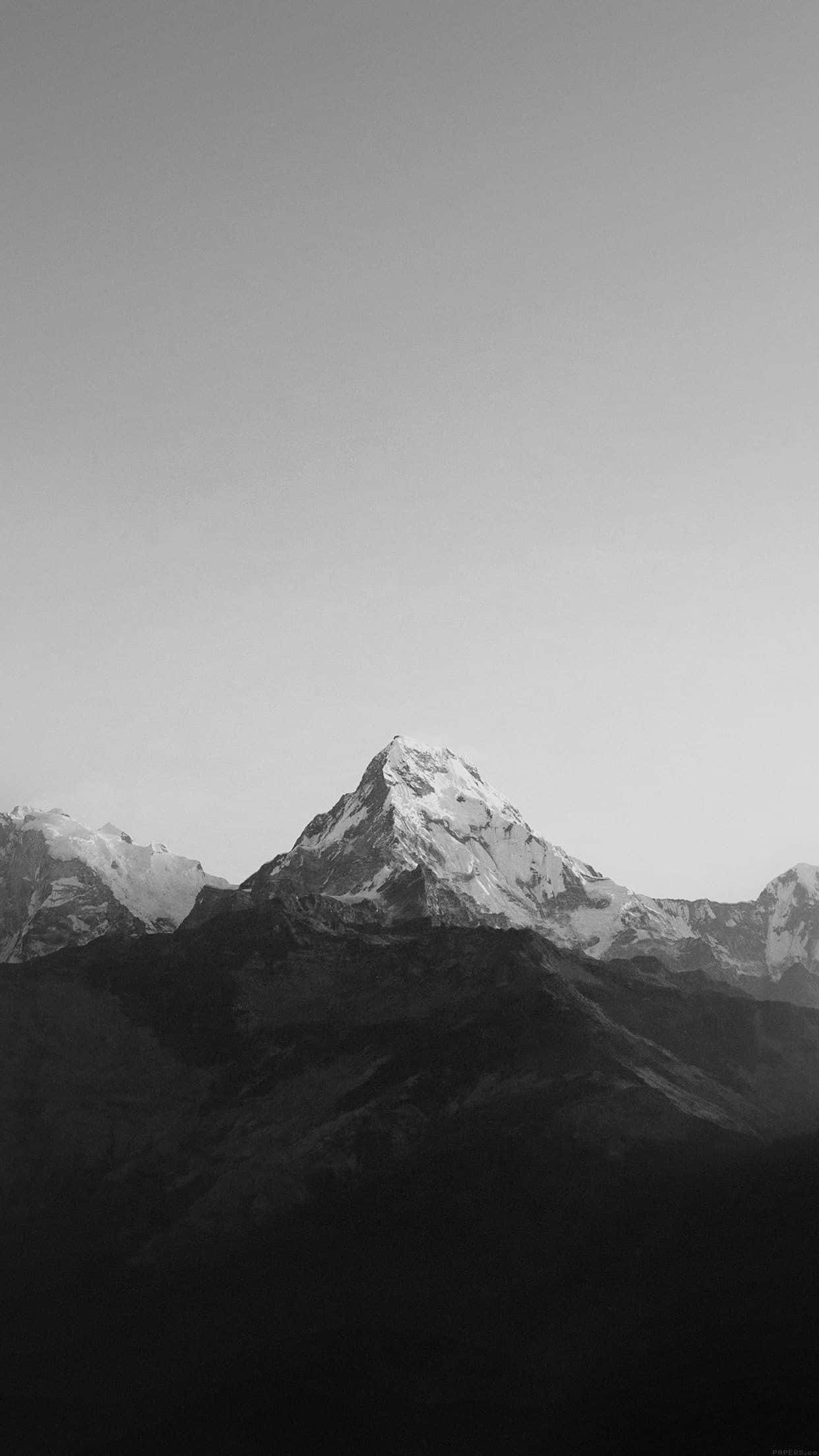 iPhone 5c, 1242 x 2208, black and white, Full HD Phone Wallpaper