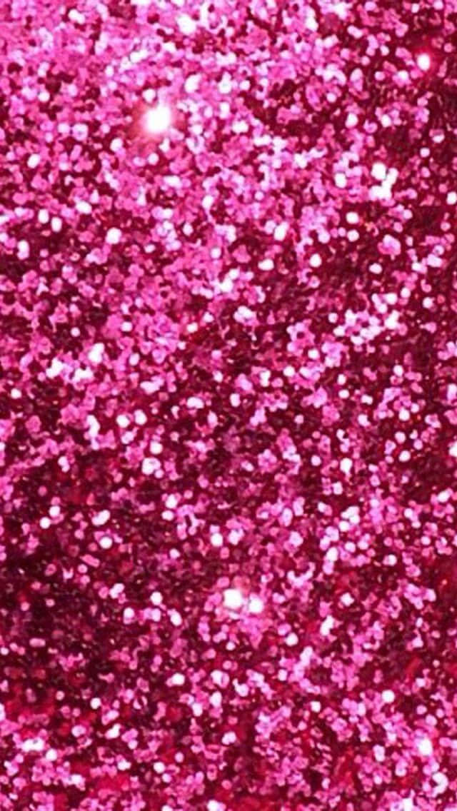iPhone 5c, hot pink glitter, bright white highlights, SD Phone Wallpaper