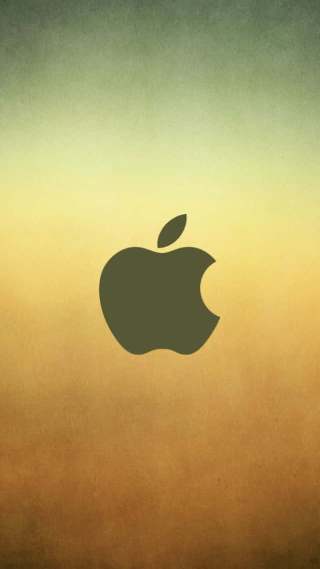 iPhone 5s, apple logo, warm gradient, SD Phone Wallpaper