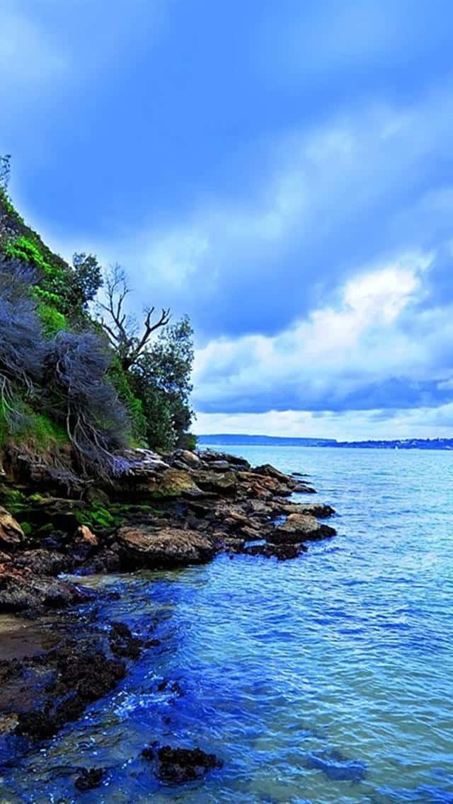 iPhone 5s, 640 x 1136, turquoise waters, SD Phone Wallpaper