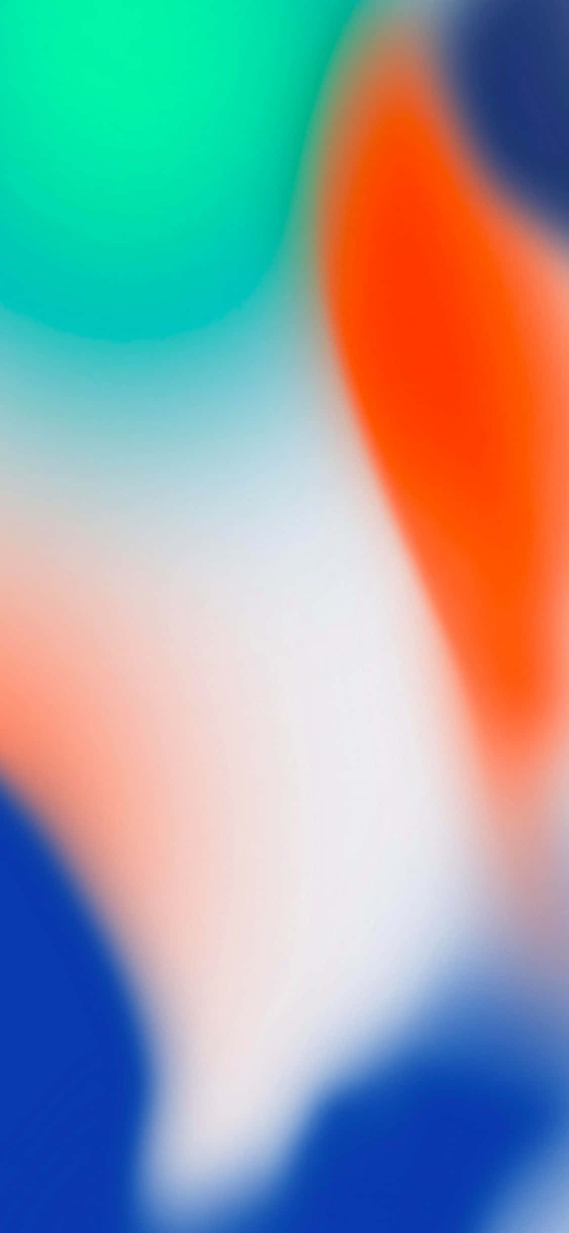 iPhone 5s, teal, orange, Full HD Phone Wallpaper