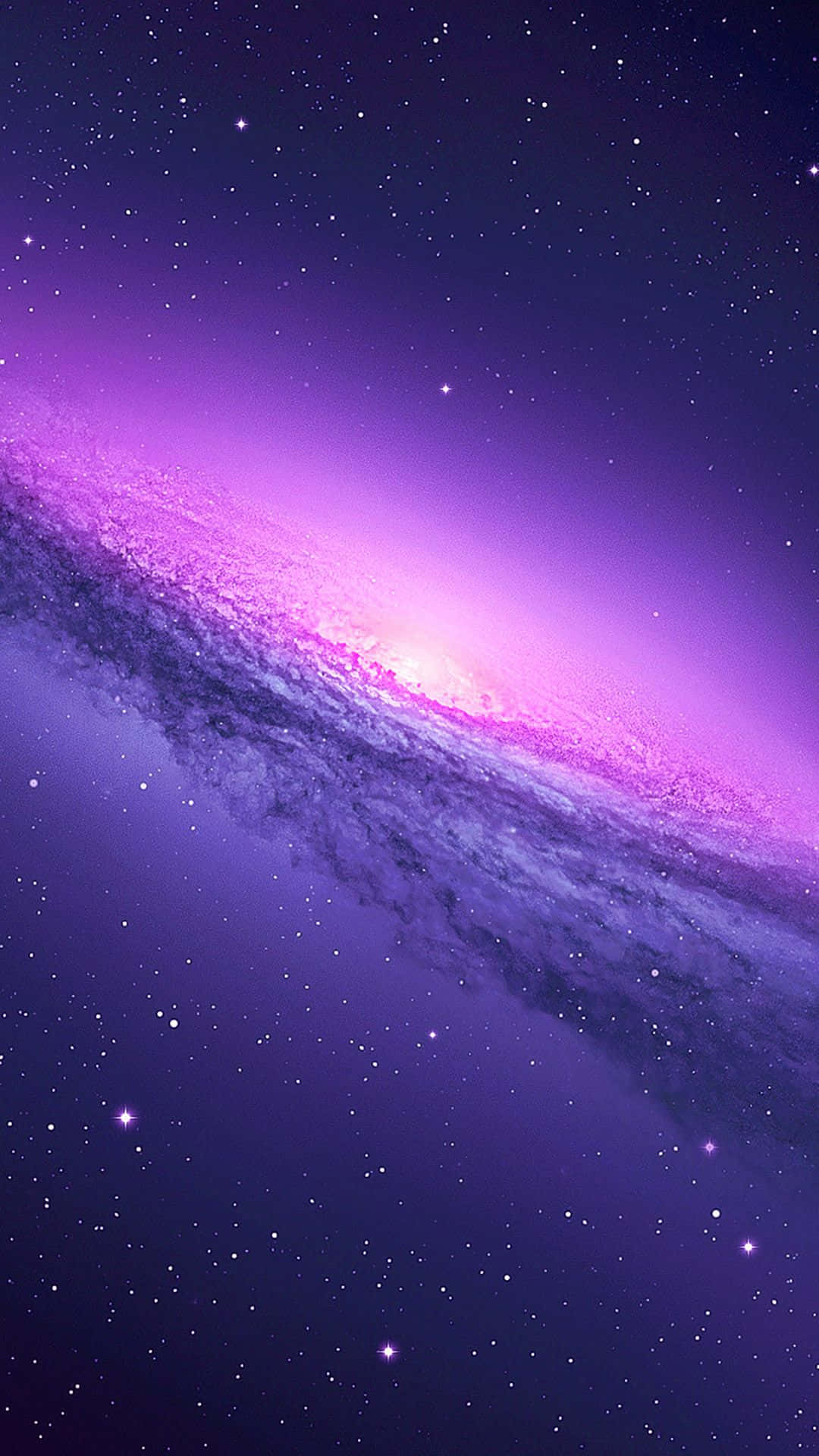 iPhone 5s, spiral galaxy, vibrant purple, Full HD Phone Wallpaper