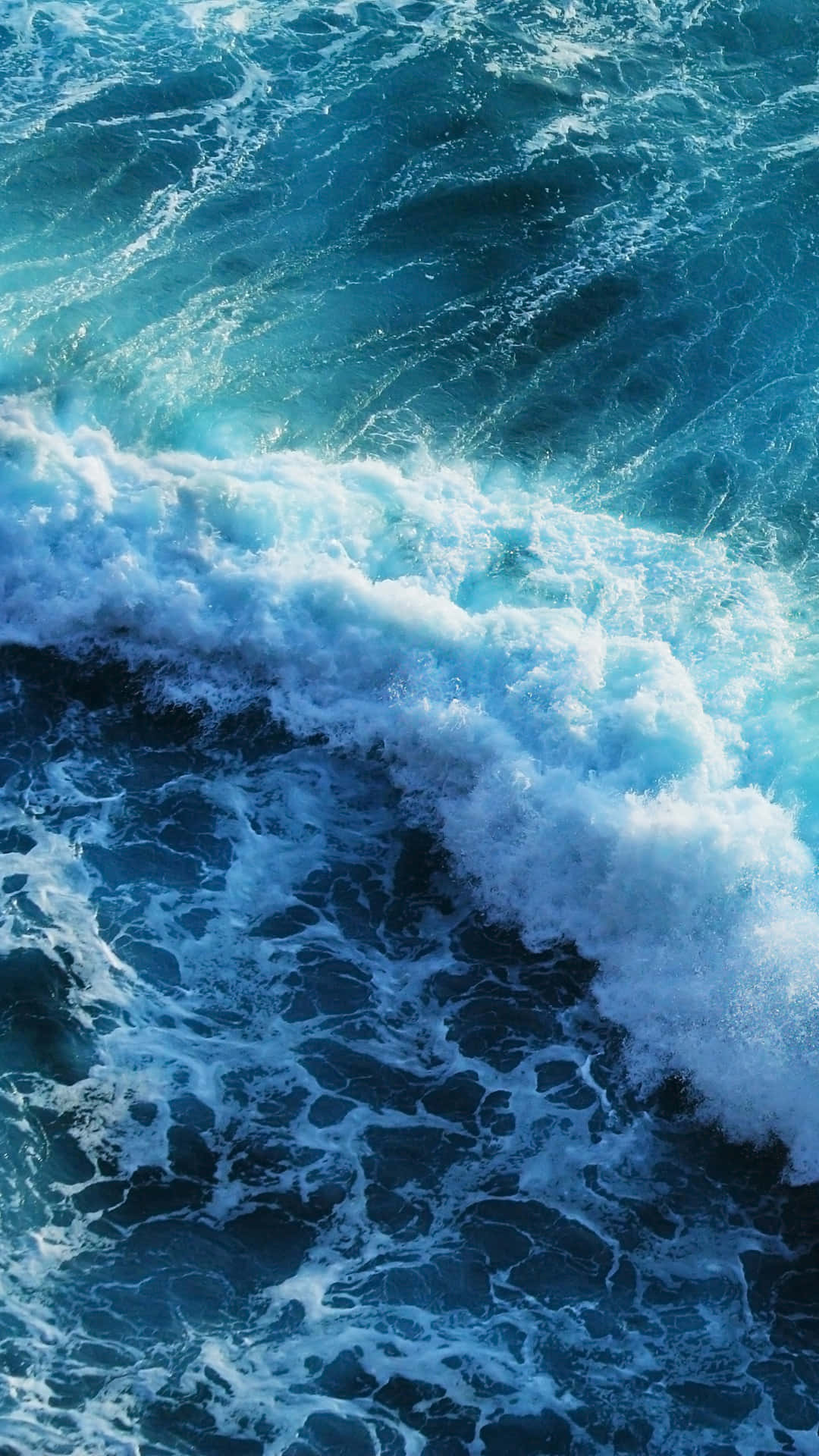 iPhone 6 Plus, ocean wave, white foam, Full HD Phone Wallpaper