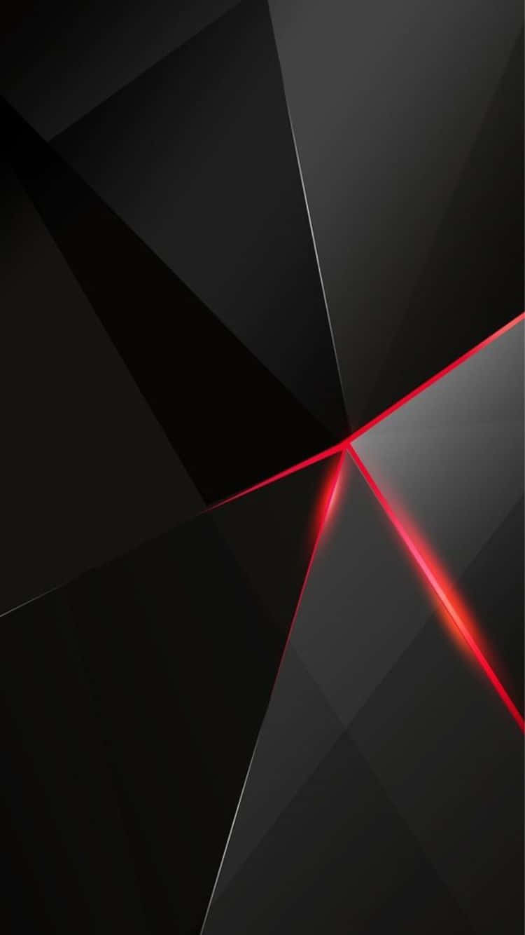 iPhone 6s, black, geometric shards, HD Phone Wallpaper