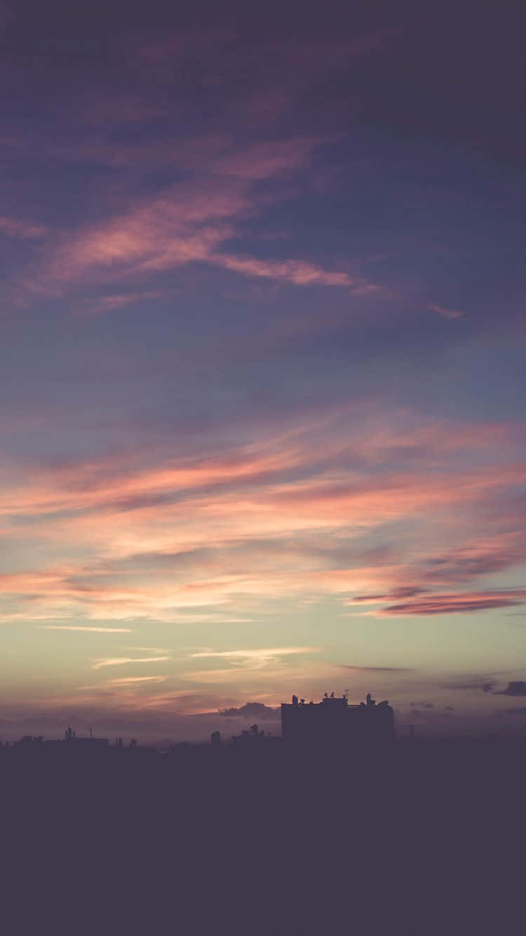 iPhone 6s, 750 x 1334, twilight sky, HD Phone Wallpaper