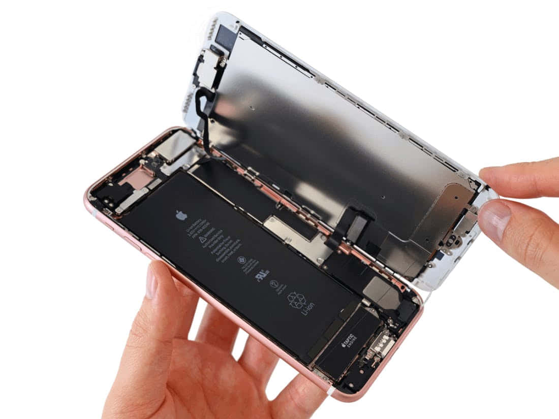 iPhone 6s, rose gold, internal components, SD Desktop Wallpaper