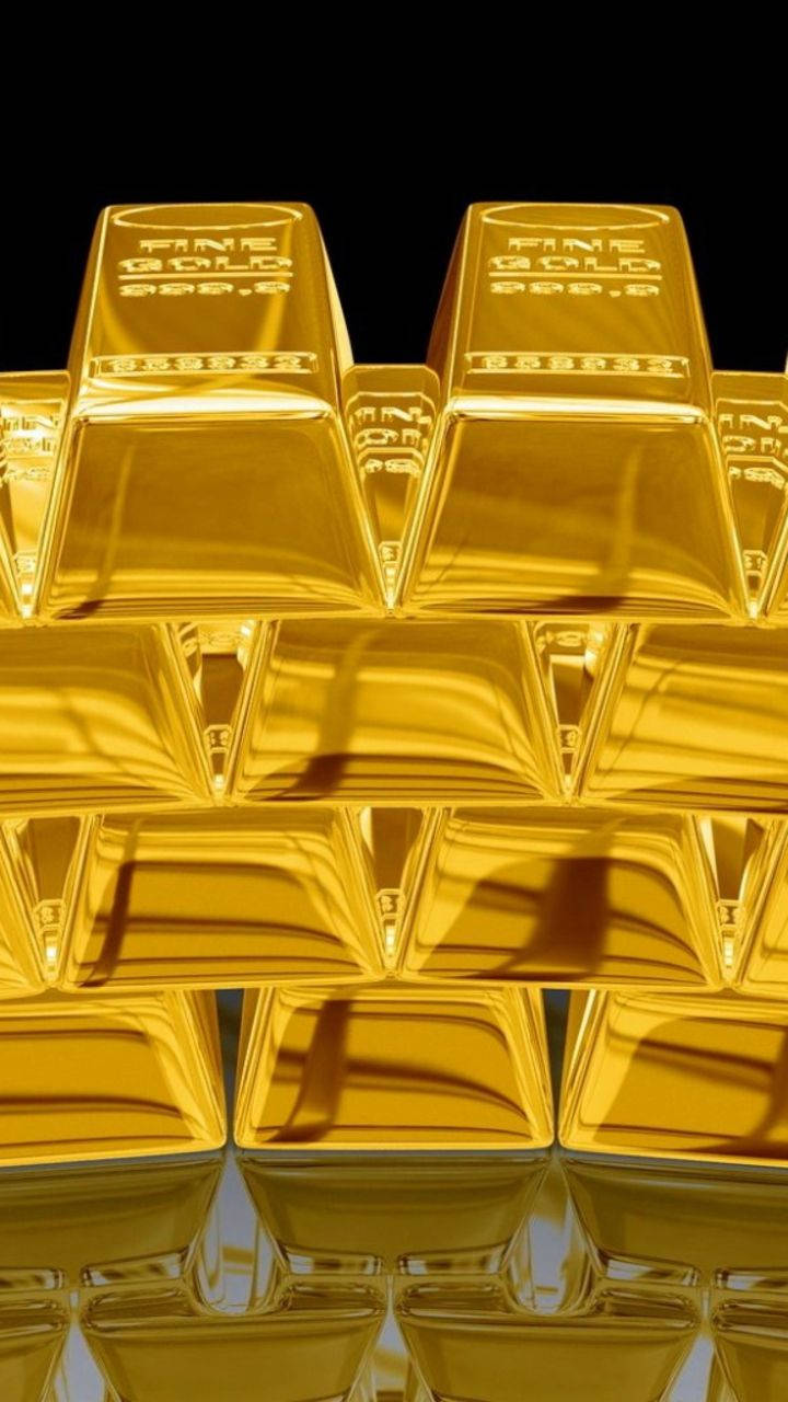 iPhone 6s, gold, black background, HD Phone Wallpaper