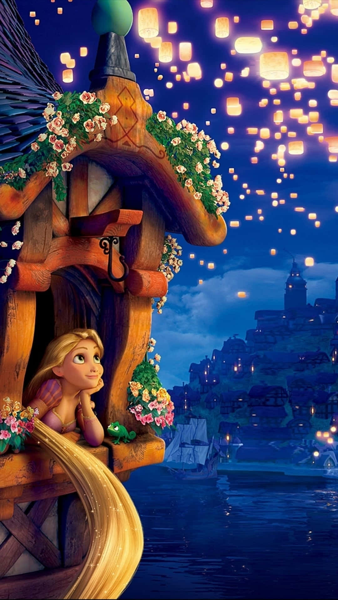 iPhone 7 Disney, princess, golden hair, Full HD Phone Wallpaper