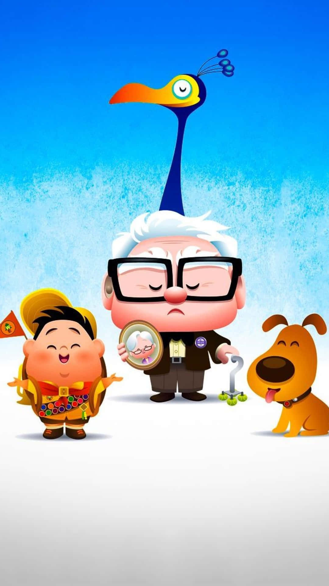 iPhone 7, Disney, Up Characters, Full HD Phone Wallpaper