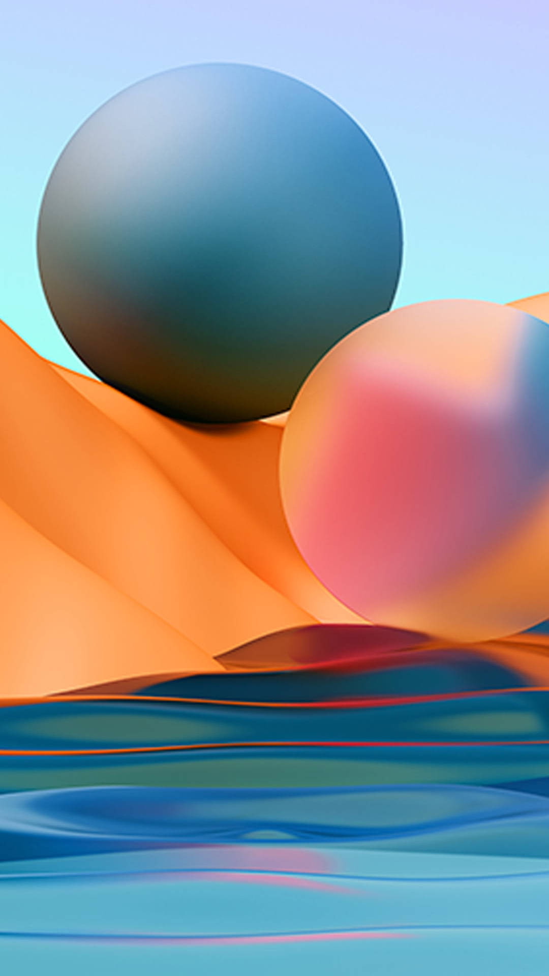 iPhone 7 Original, abstract circle design, glossy spheres, Full HD Phone Wallpaper