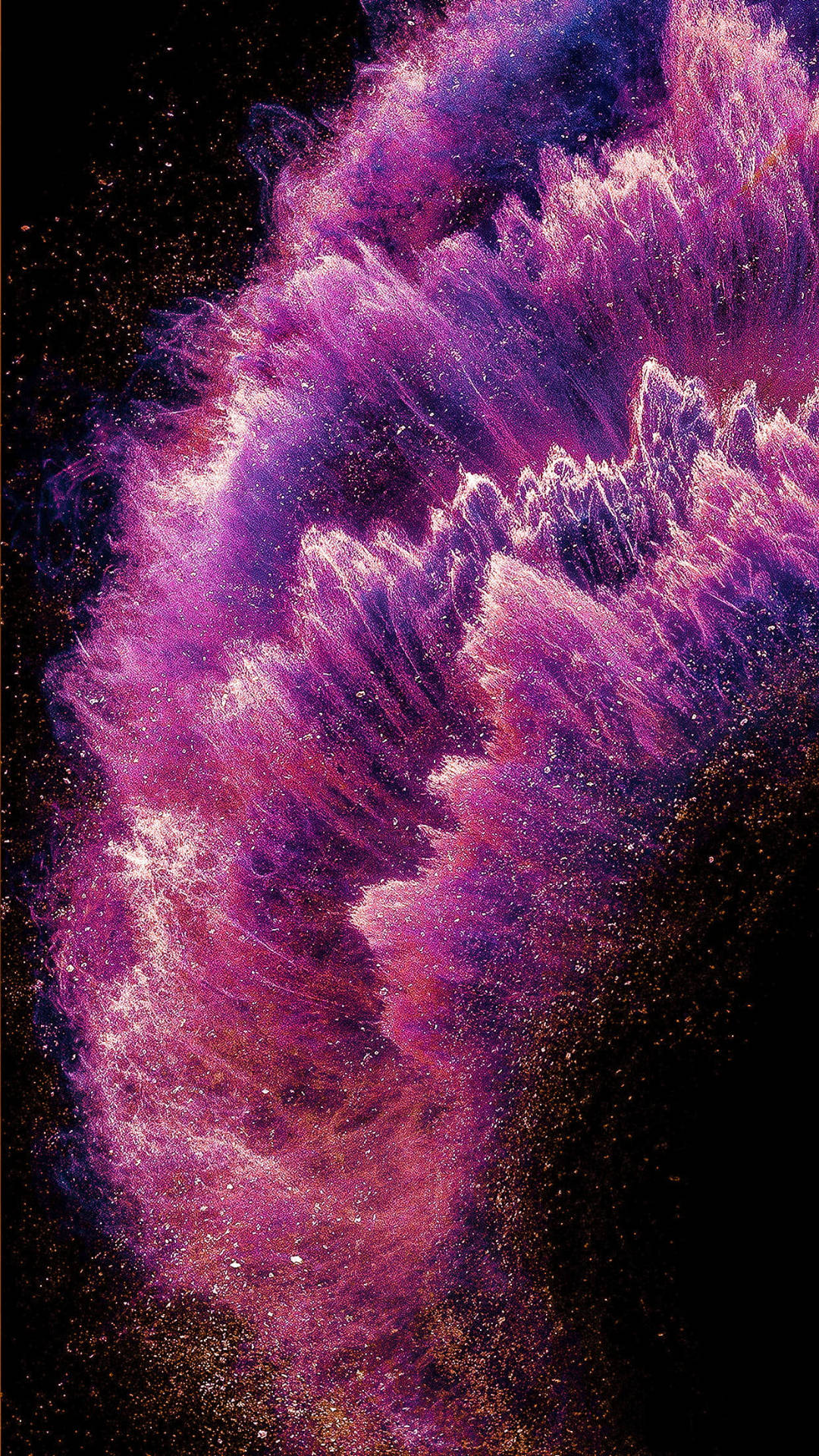 iPhone 7 Original, purple sand, cosmic nebula, Full HD Phone Wallpaper