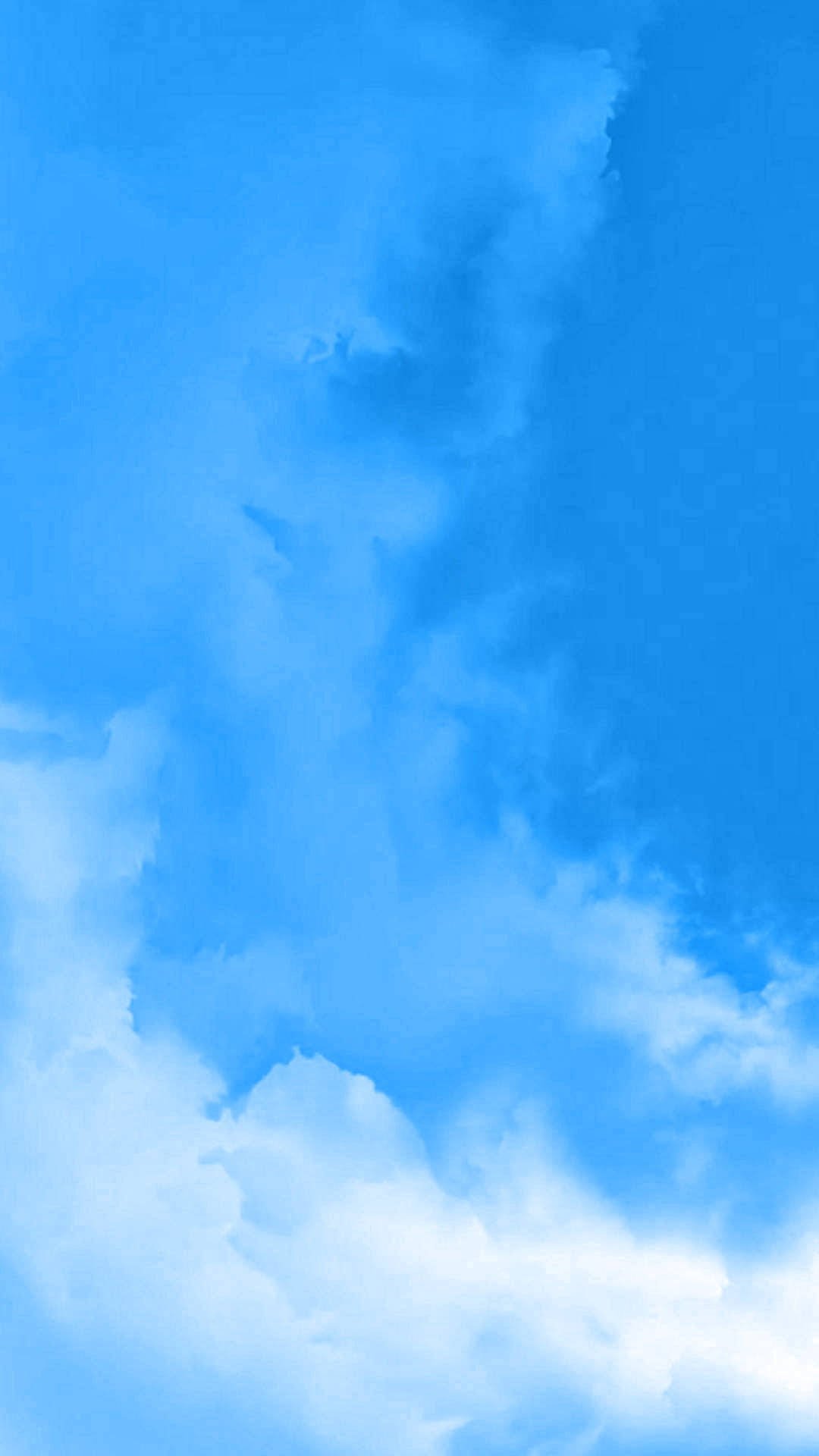 blue sky, iPhone 7 Original, white clouds, Full HD Phone Wallpaper