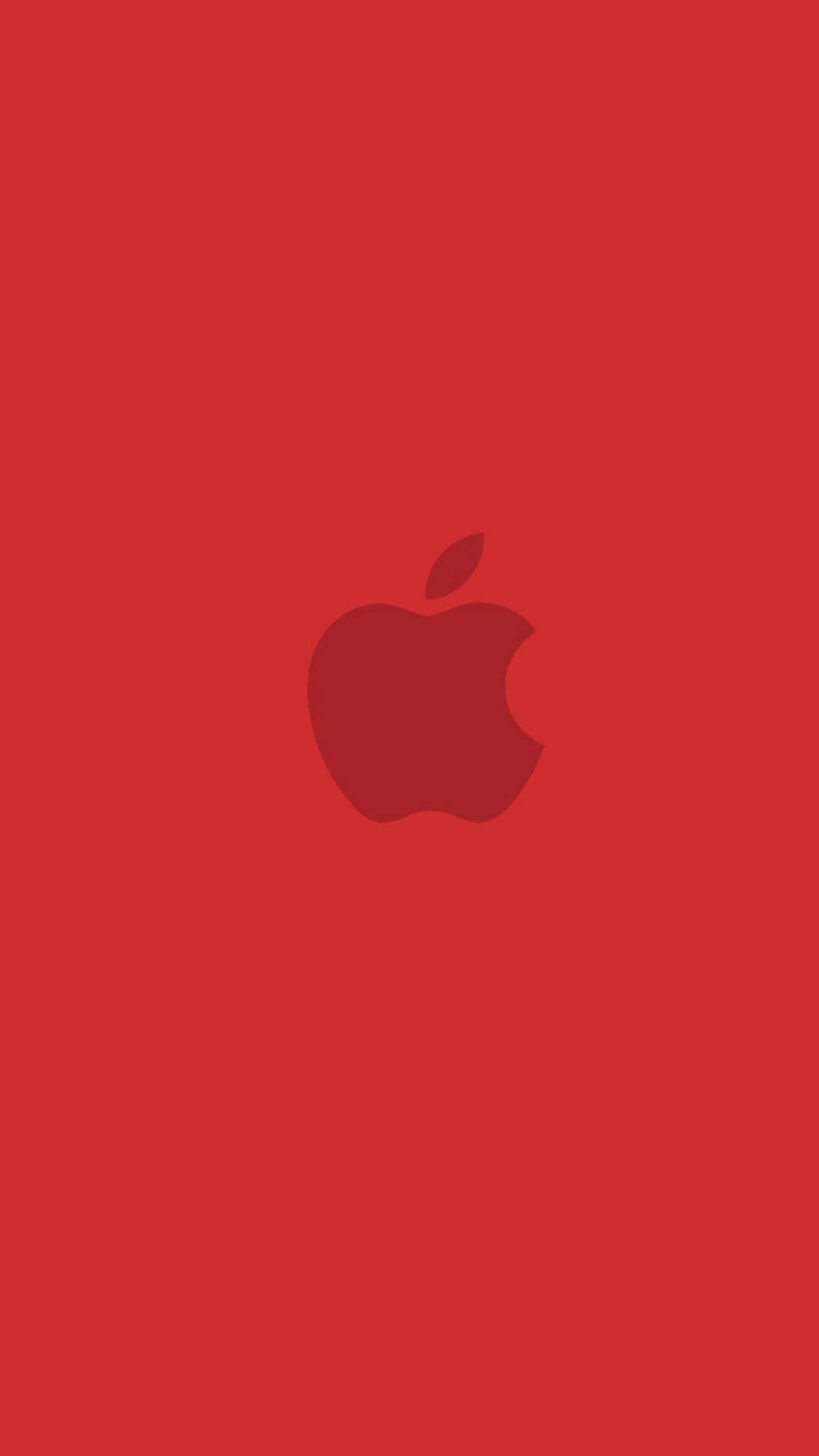 iPhone 7 Original, red, dark red Apple logo, Full HD Phone Wallpaper