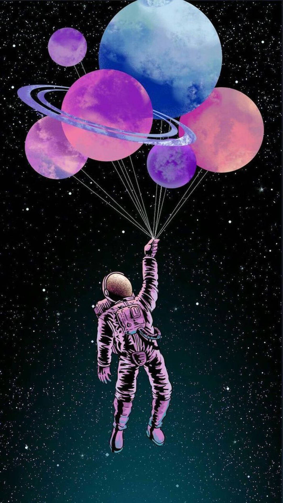 iPhone 7 Plus, Space, astronaut, Full HD Phone Wallpaper