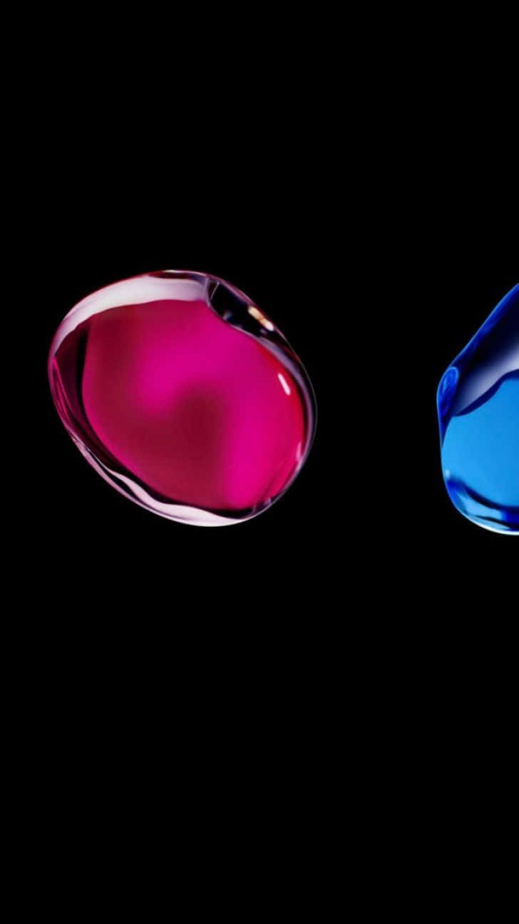 iPhone 7 Plus, magenta, cyan, HD Phone Wallpaper