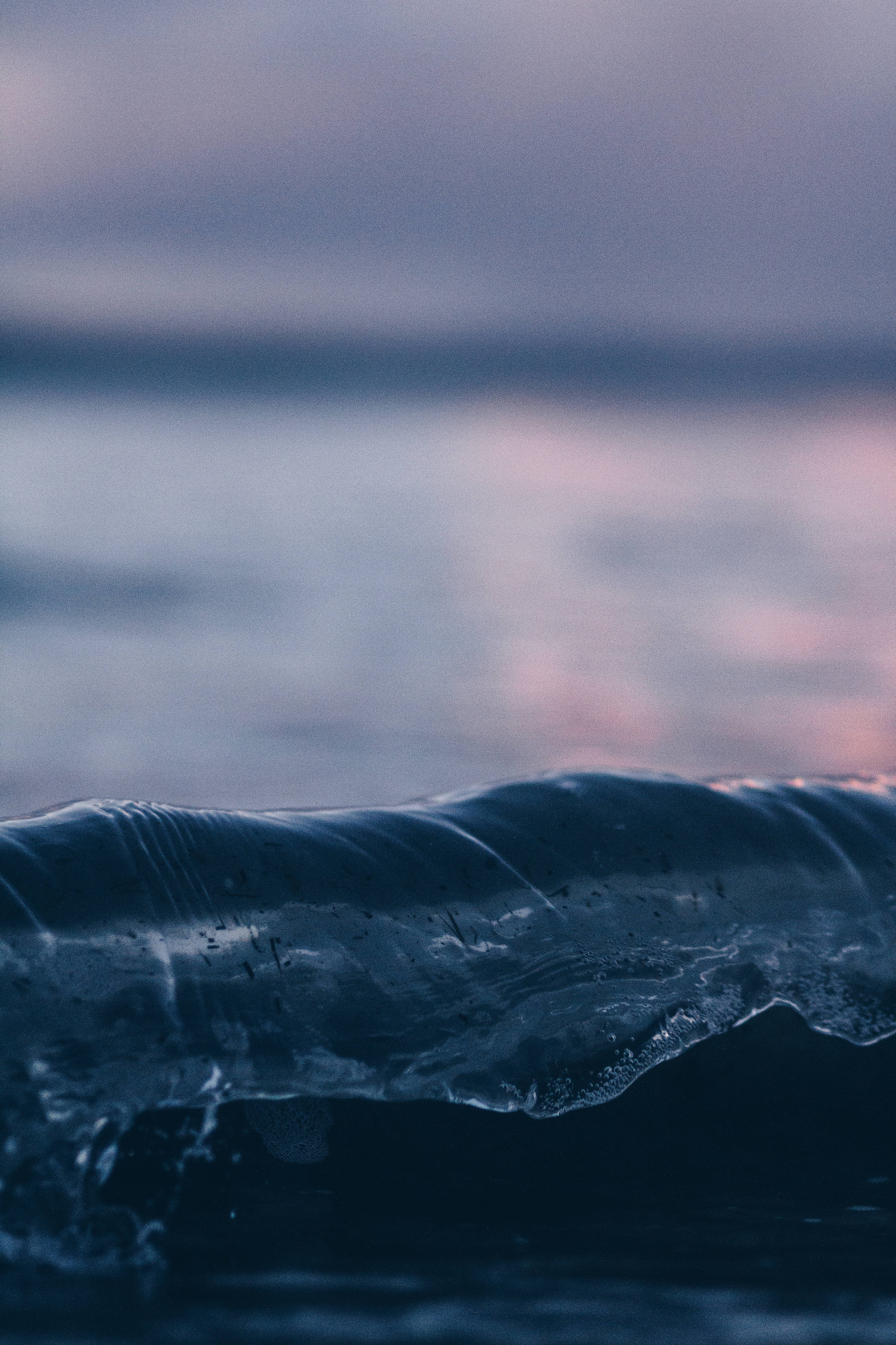 iPhone 7, wave, dusk, 5K Phone Wallpaper