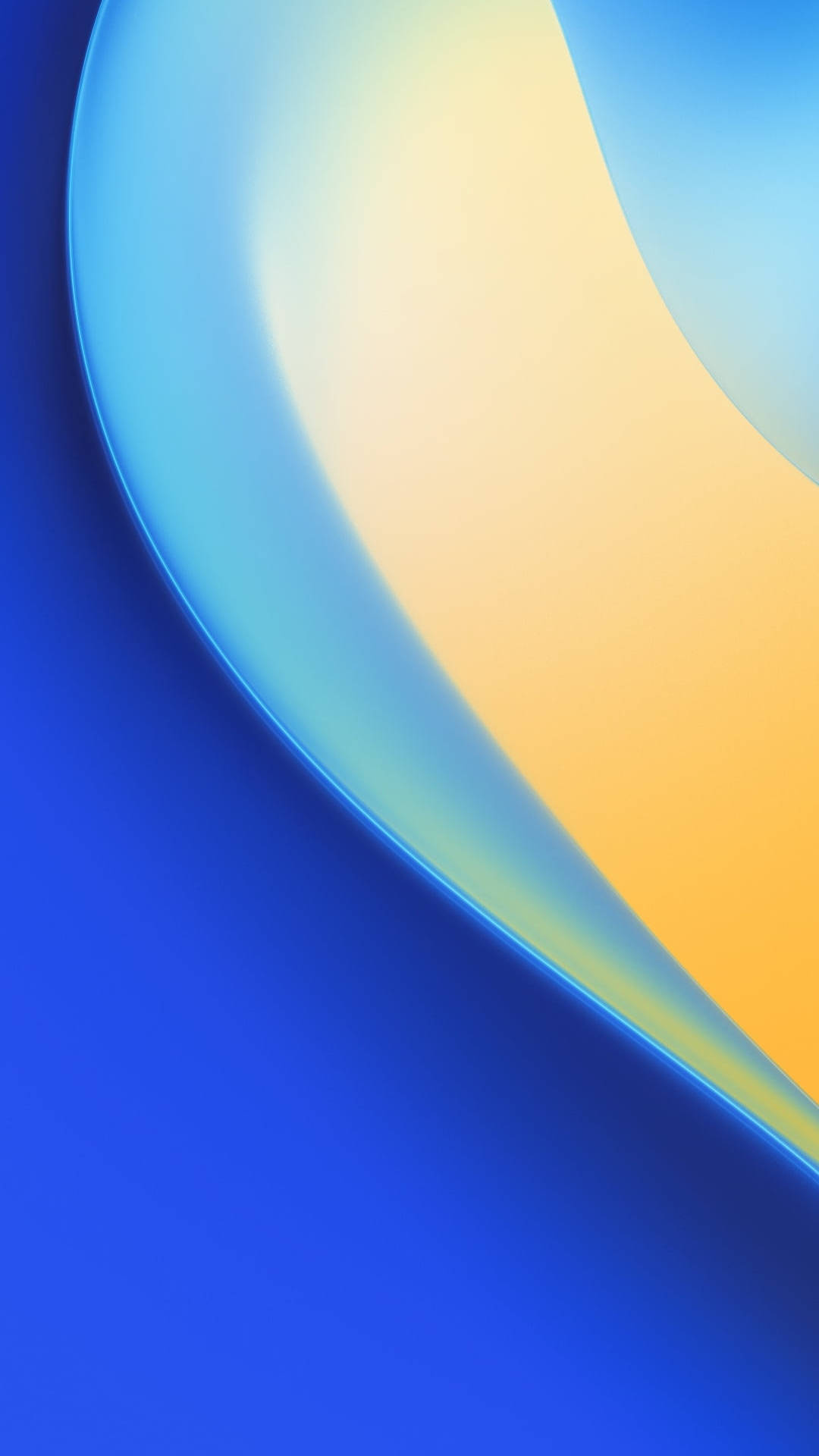 iPhone 7, blue, curved lines, Full HD Phone Wallpaper