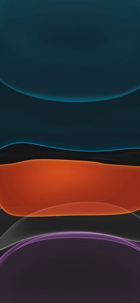 iPhone 7, teal, orange, HD Phone Wallpaper