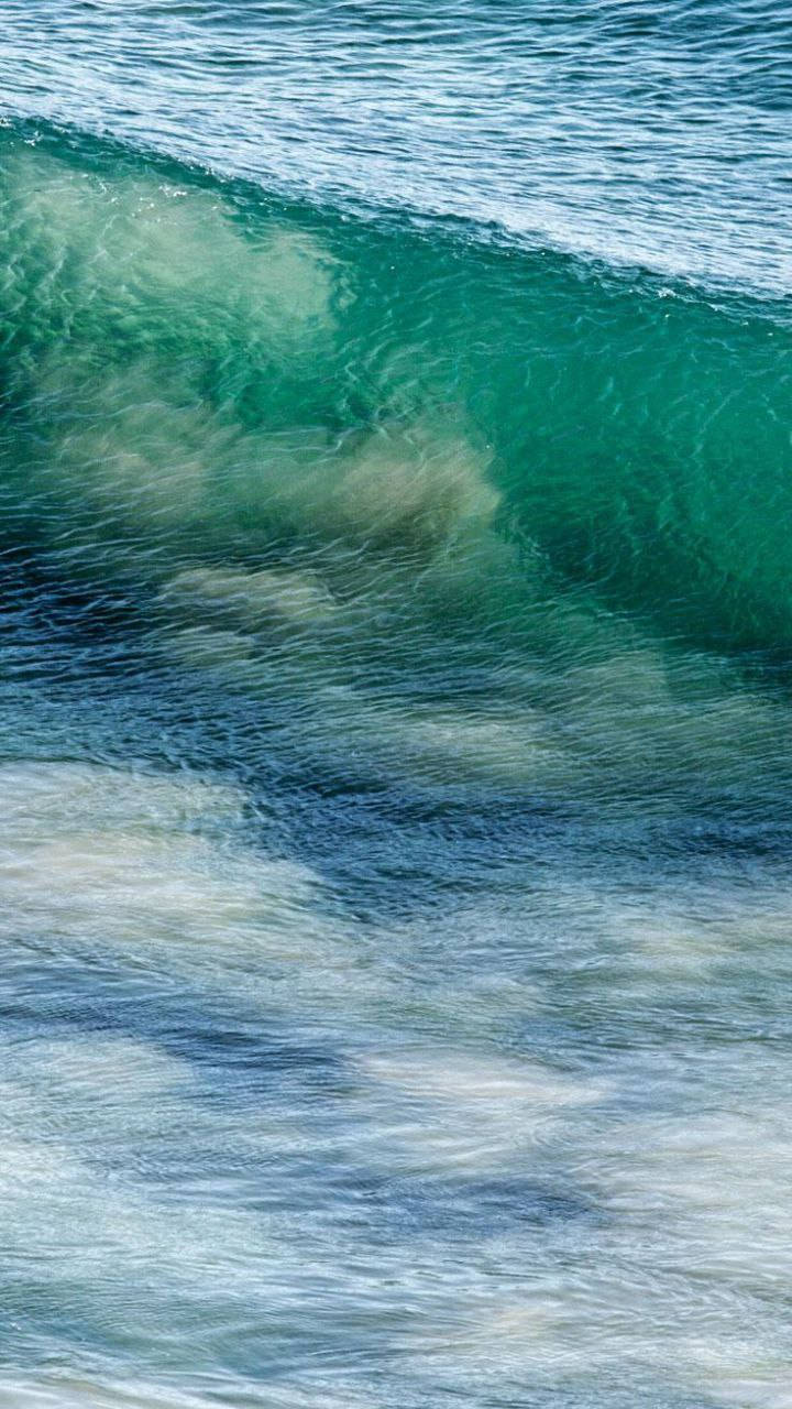 iPhone 7, turquoise, ocean wave, HD Phone Wallpaper