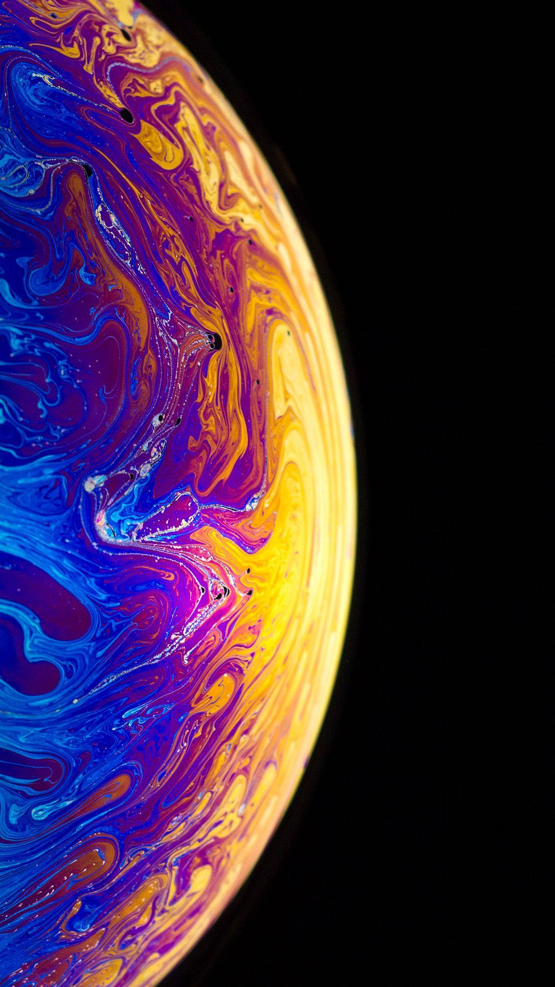iPhone 8 Live, electric blues, purples, Full HD Phone Wallpaper