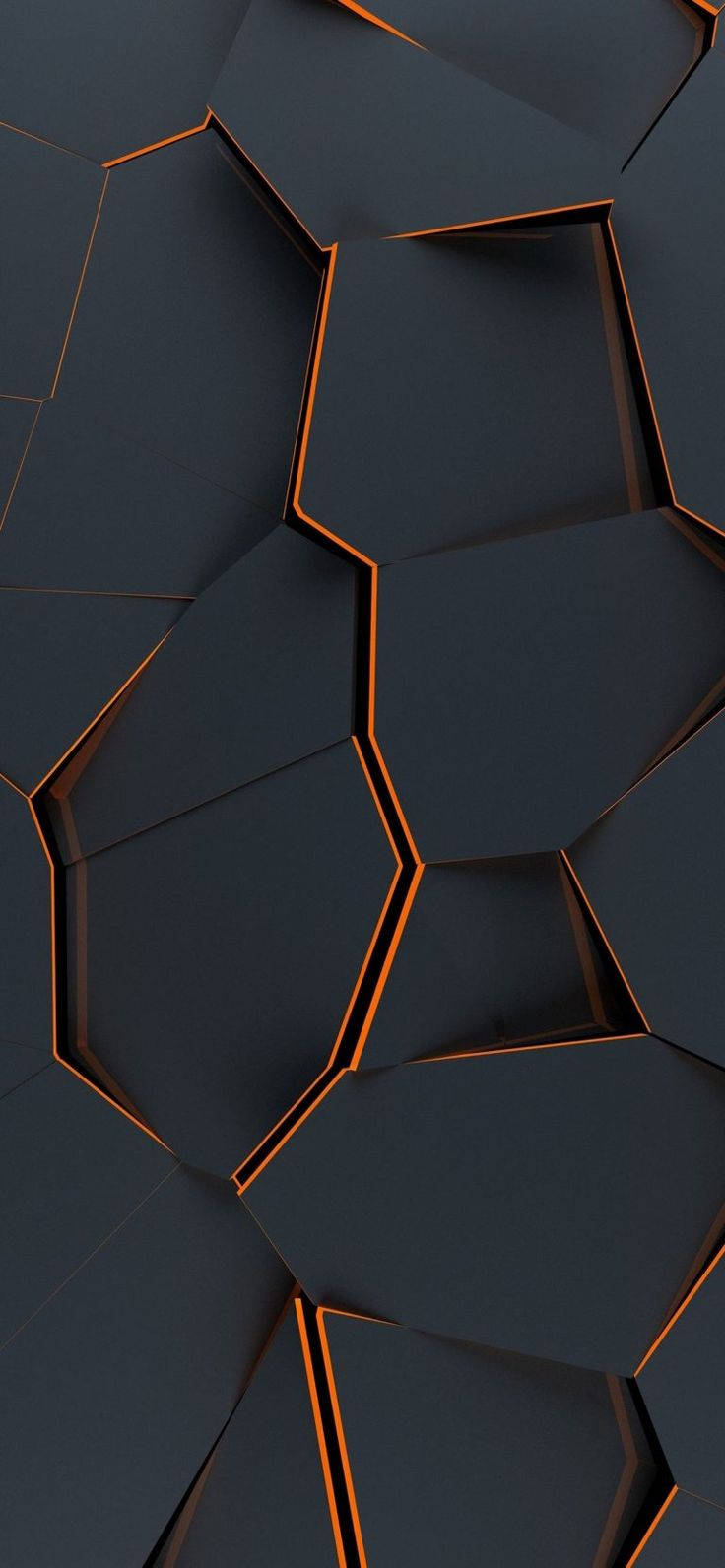 iPhone AMOLED, black, orange, HD Phone Wallpaper