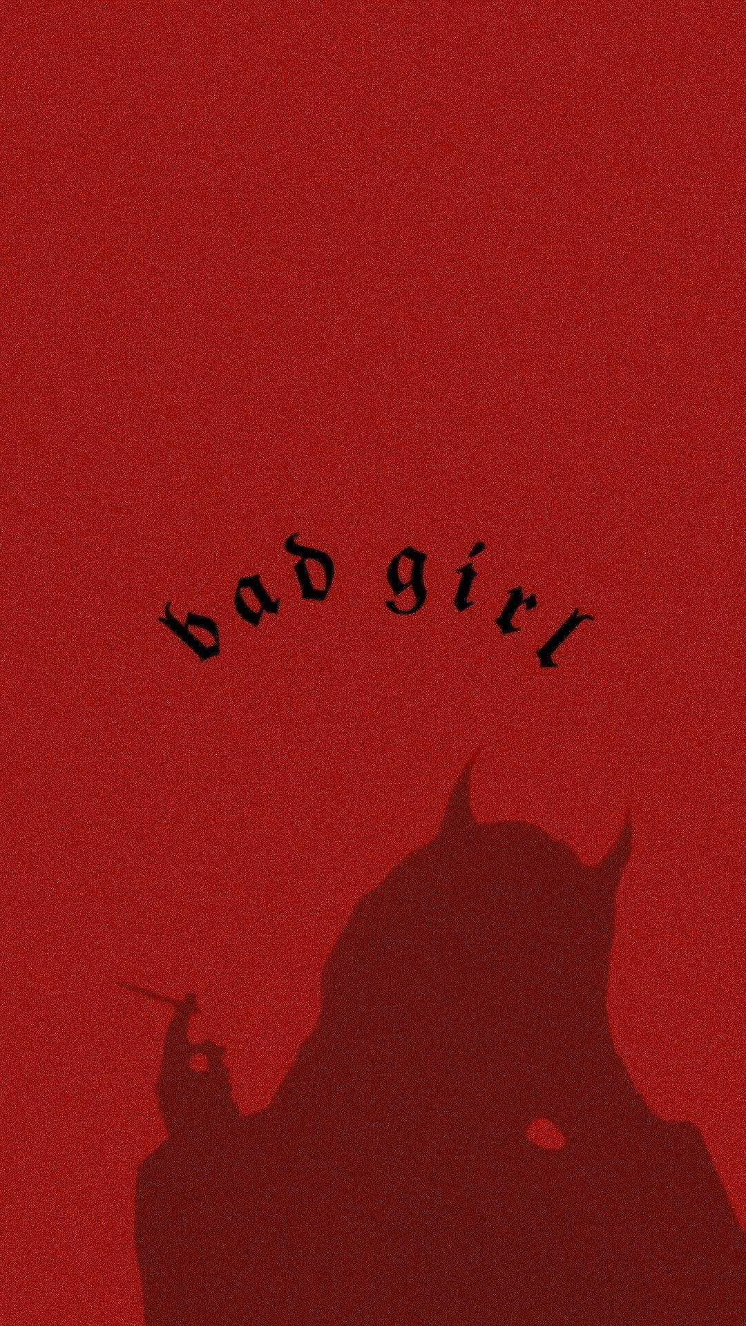 iPhone Baddie, bad girl, horned figure, Full HD Phone Wallpaper